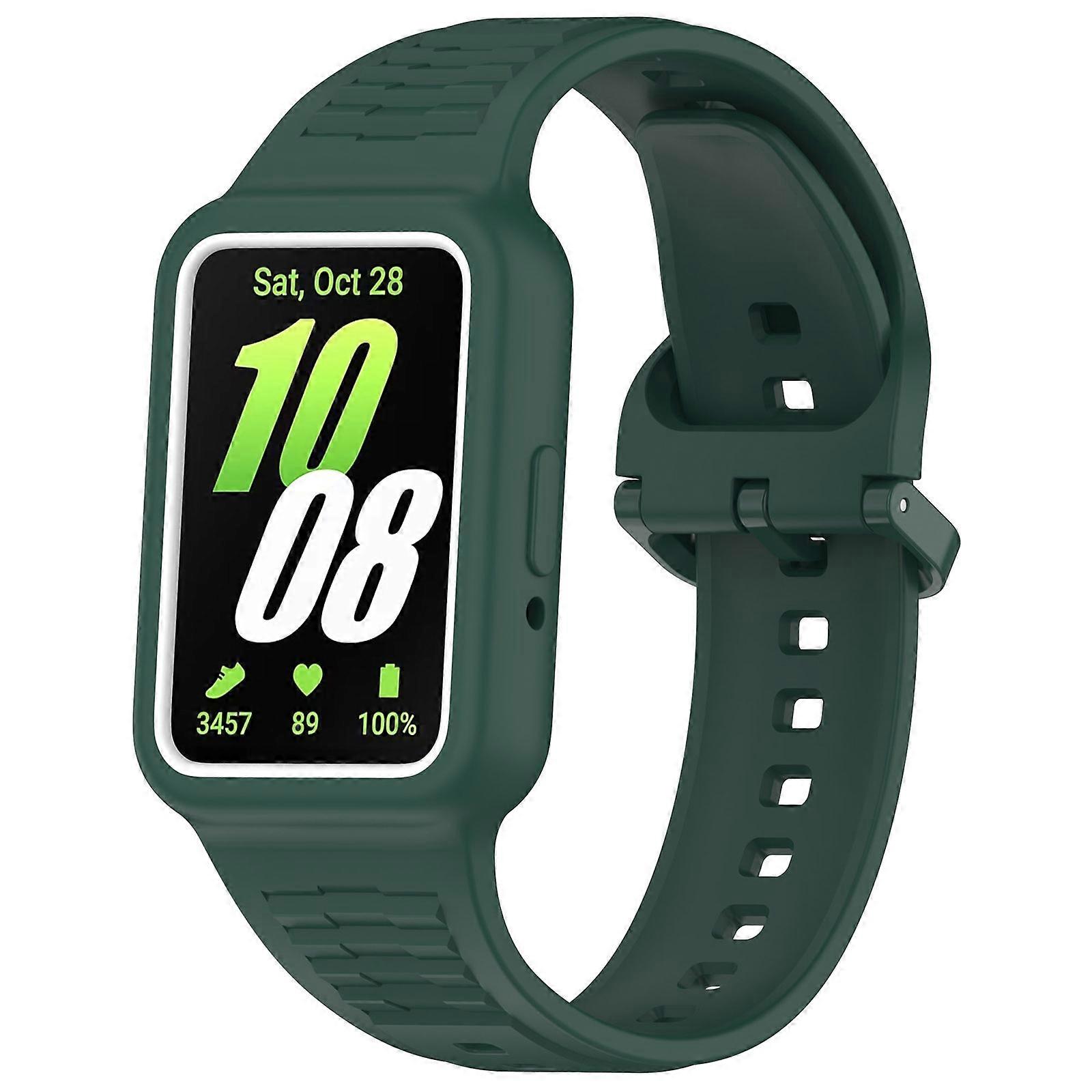 Two Color Frame Integrated Silicone Watch Band