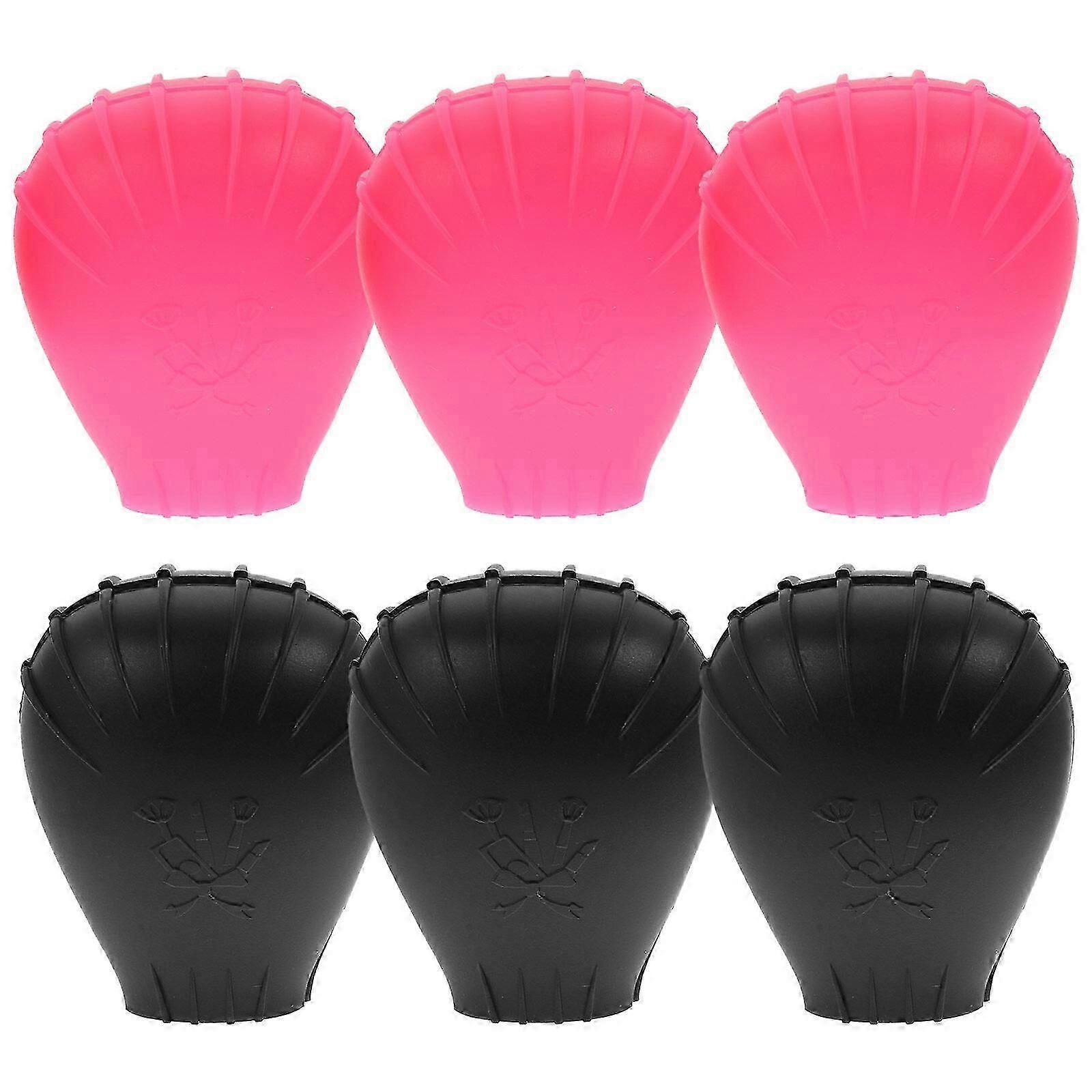 6Pcs Makeup Brush Cover Protector Holder Set