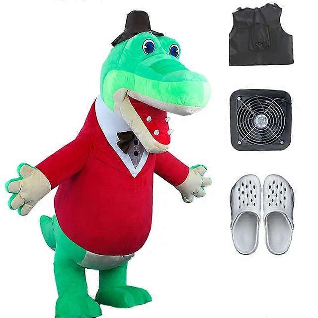 Giant Alligator Inflatable Costume, Adults