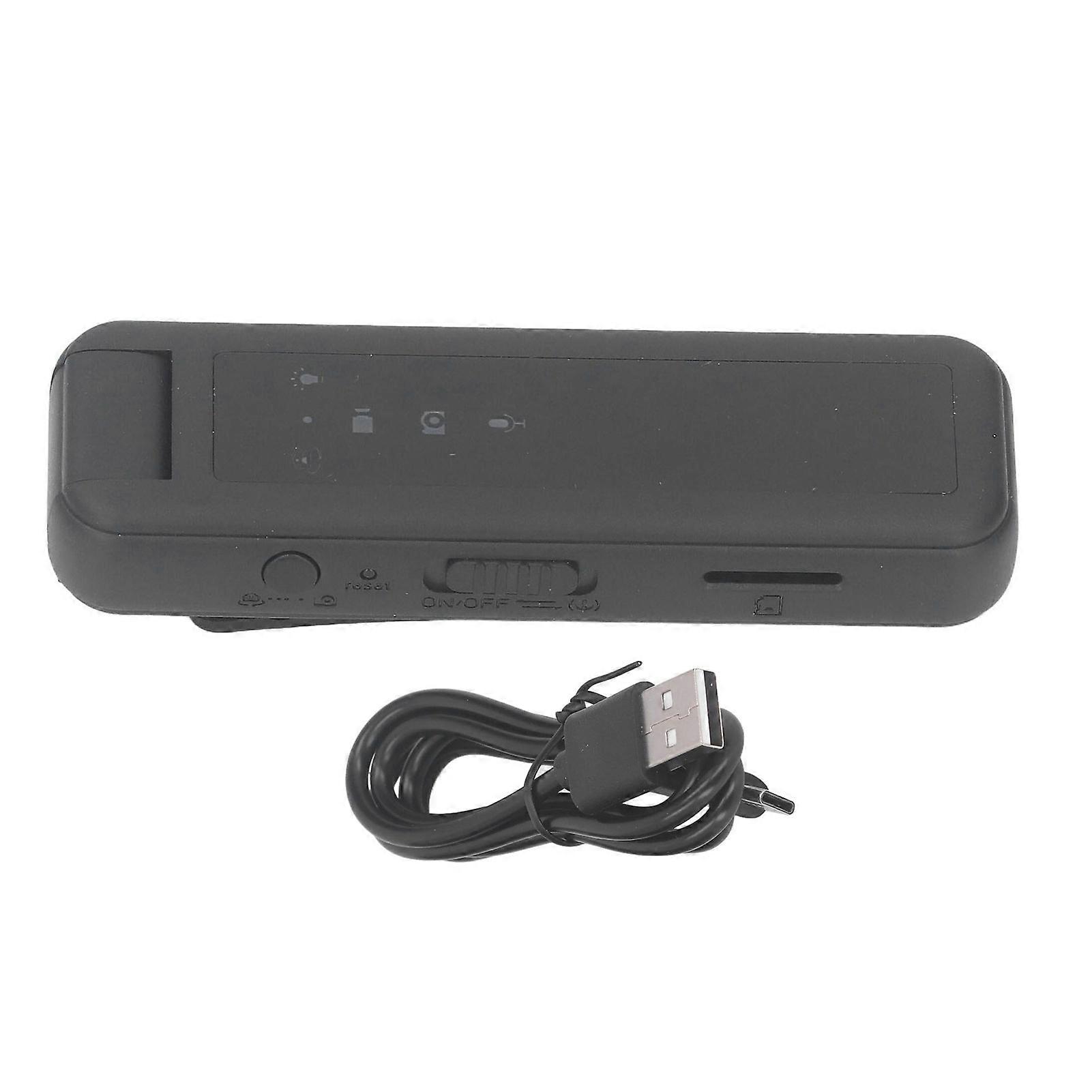 Portable Voice Recorder 1080P Night Vision Photo Video Recording Device with 180° Rotable Lens Built in 600mAh Battery