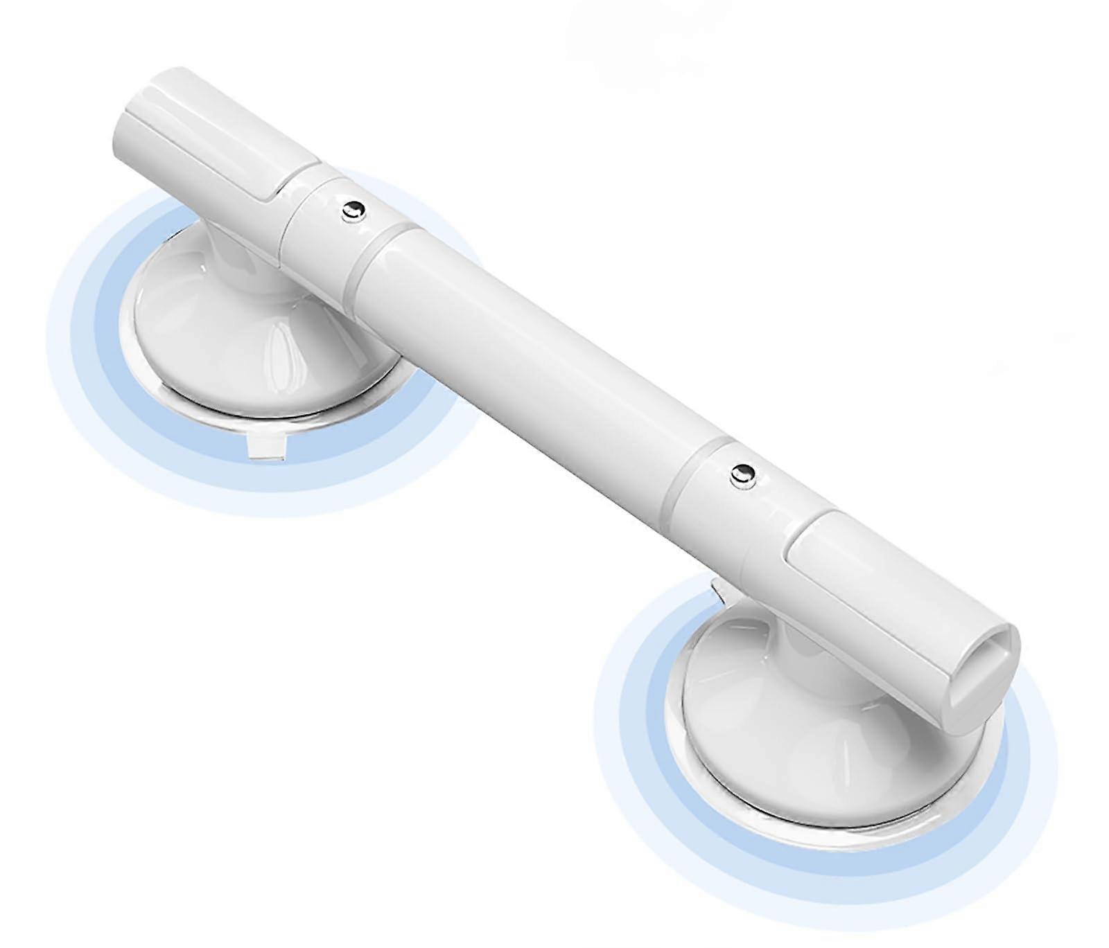 Safe Bathroom Grab Rails Non Slip Shower Grips With Suction Cup Handholds Adjustable Waterproof 45 cm