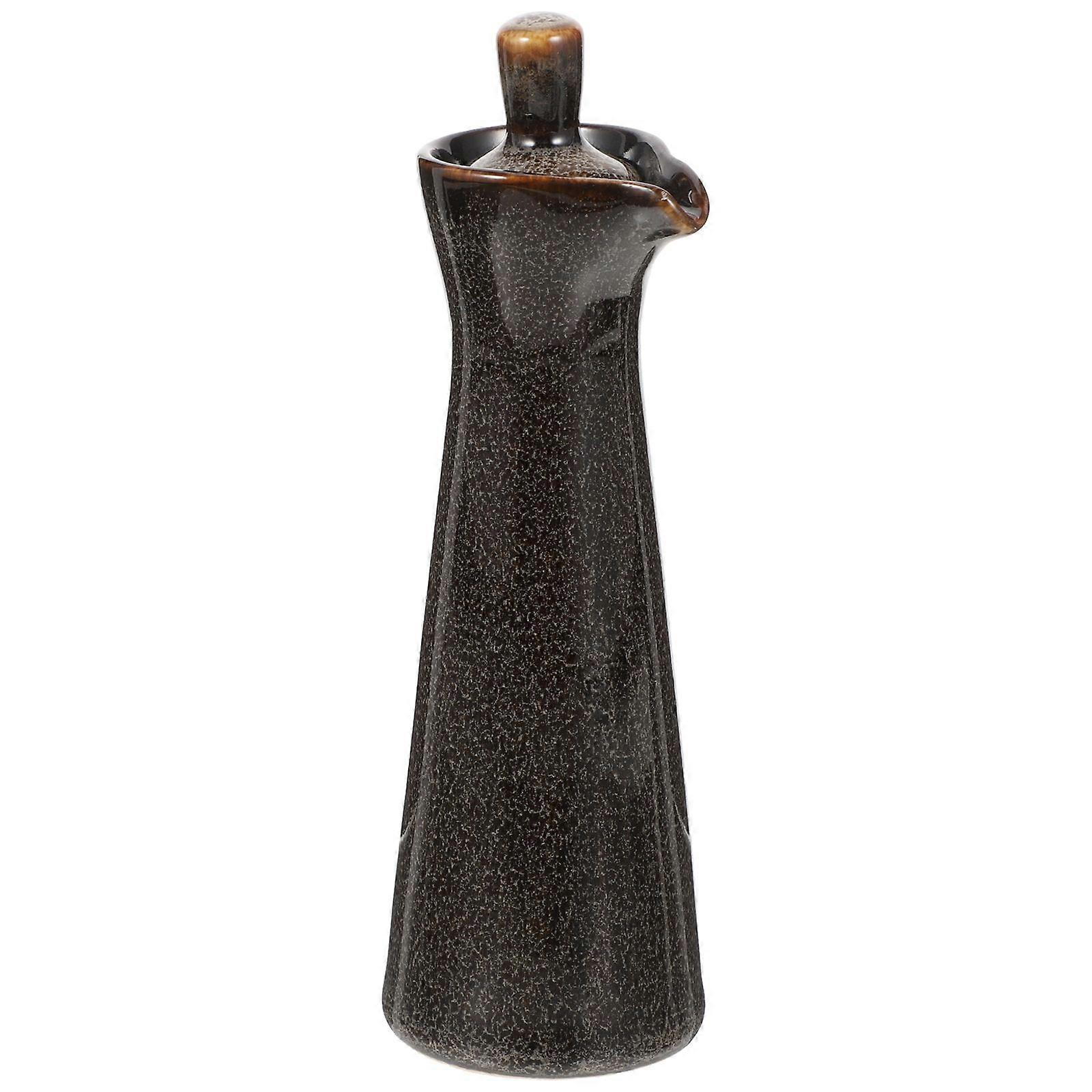 Contenitore per condimento in ceramica Condimento da cucina Bottiglia per condimento in stile giapponese Bottiglia per condimento