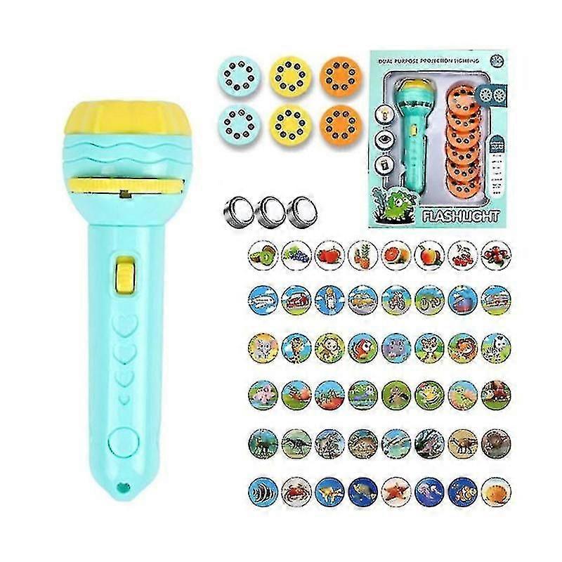 Children Projector Torch Projection Light Kids Educational Learning Xmas Gift