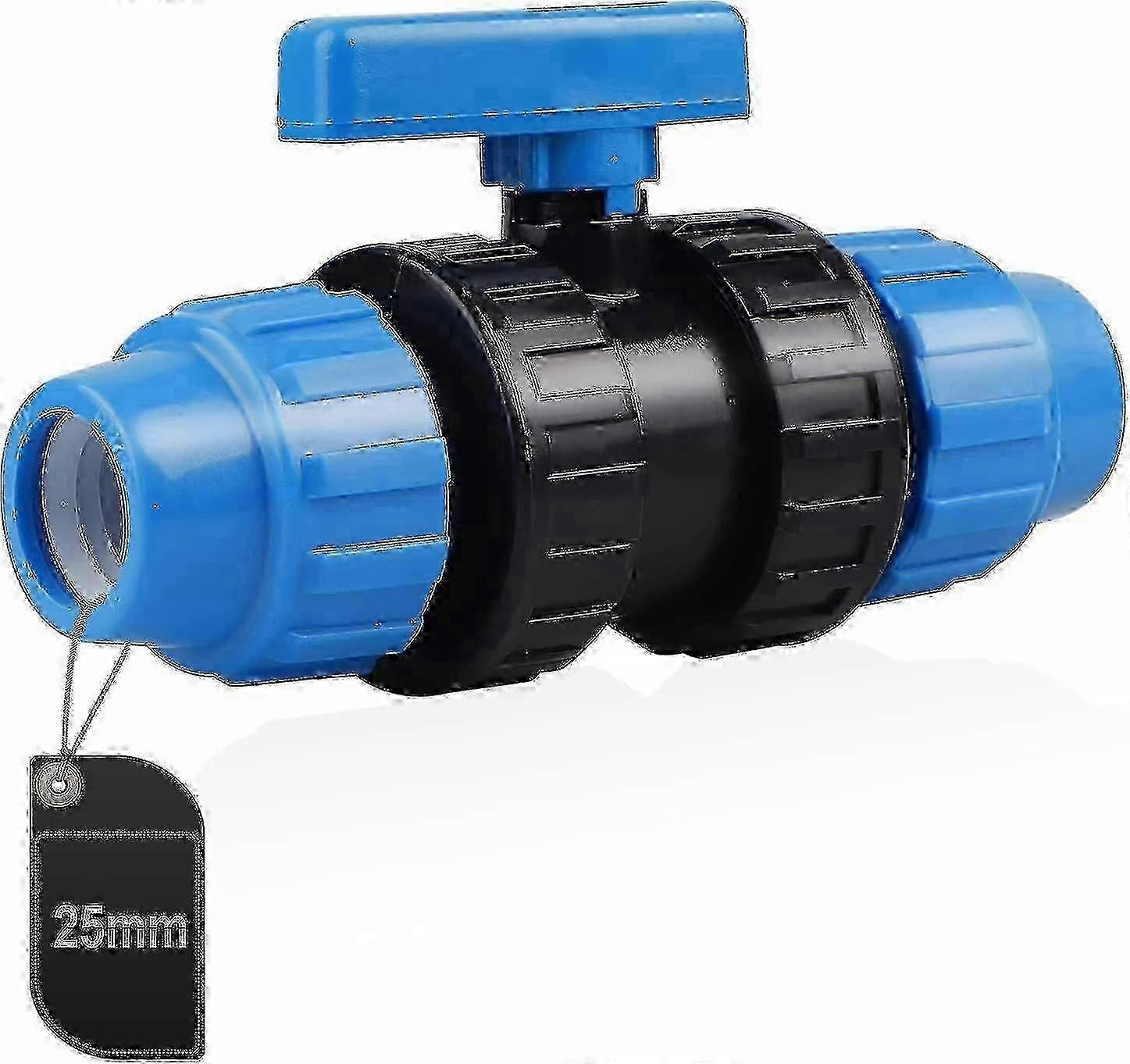 Pp Water Pipe Connector, Pe Pipe Clamp Connector, 25mm (blue