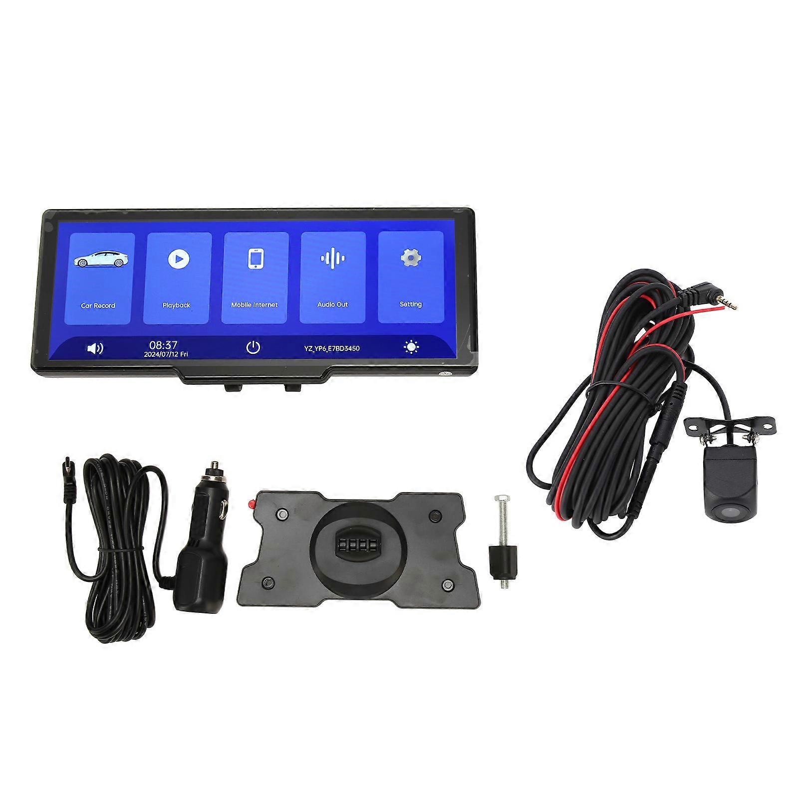 for ANYTEK Portable Car Stereo 10.26in IPS Touchscreen Bluetooth5.0 Mirror Link GPS AUX Built in Carplay Auto