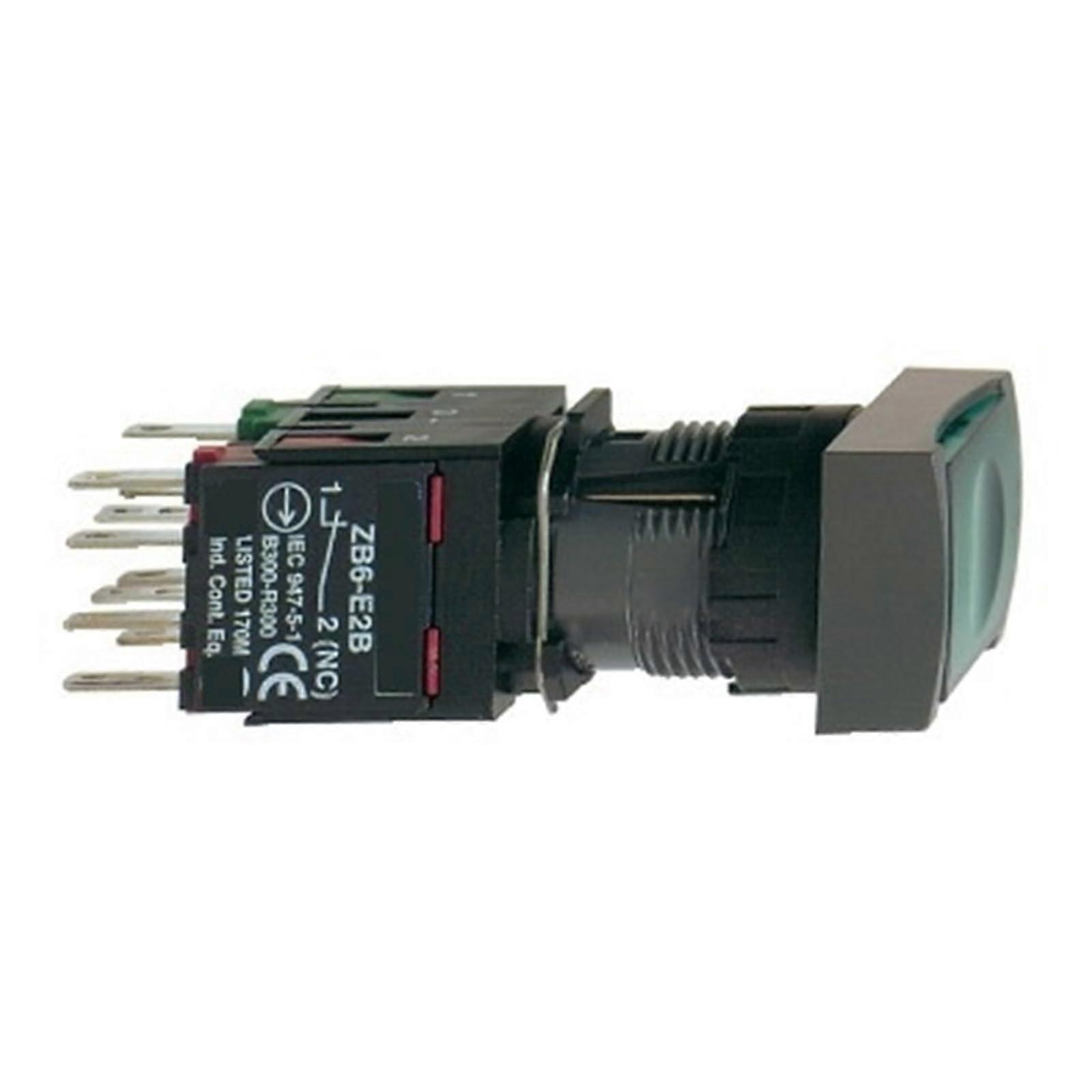 XB6CW Illuminated Plastic Pushbutton XB6DW Series Model XB6CW3B5B