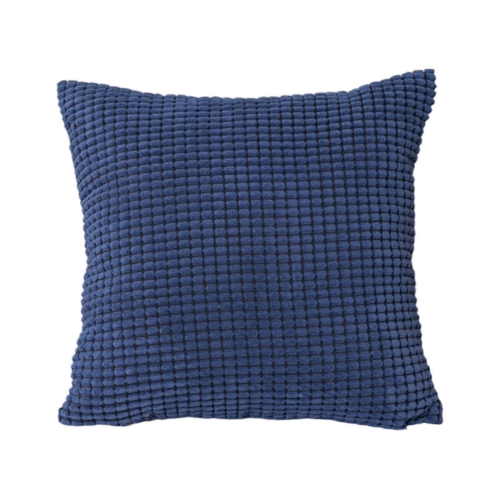 Comforting Corduroy Cushions Case, Soft Touches Corn Grains Washable Sofa Throw Pillow Cover for Daily Use and Gifting Tibet