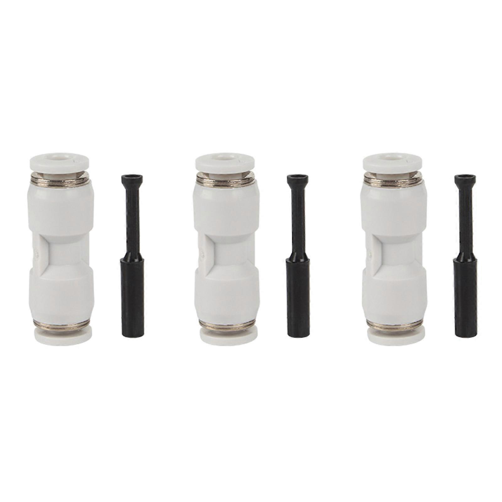 Pack of 3 Pneumatic Hose Fitting Pipe Connector Trachea Water Air Quick Release Couping Connector For Lab X1 X1C X1E P1P