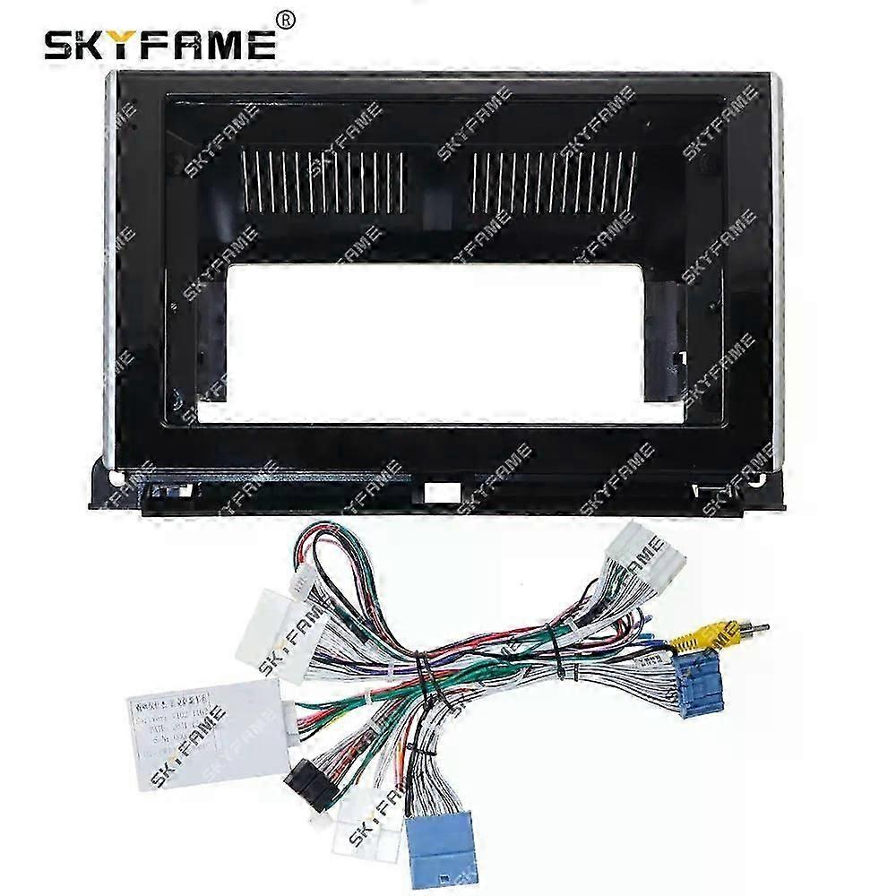 Gilt für Autorahmen-Blendenadapter Canbus-Box-Decoder Android-Radio Dash Fitting Panel Kit Geeignet für Lexus NX200 NX