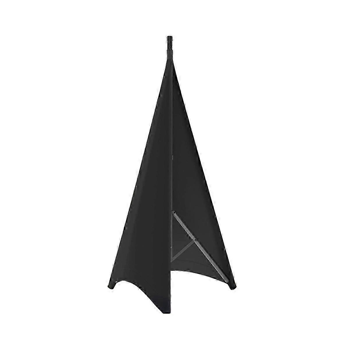 Retractable Speaker Stand Cover with Blackout Adjustable for Dance Performance