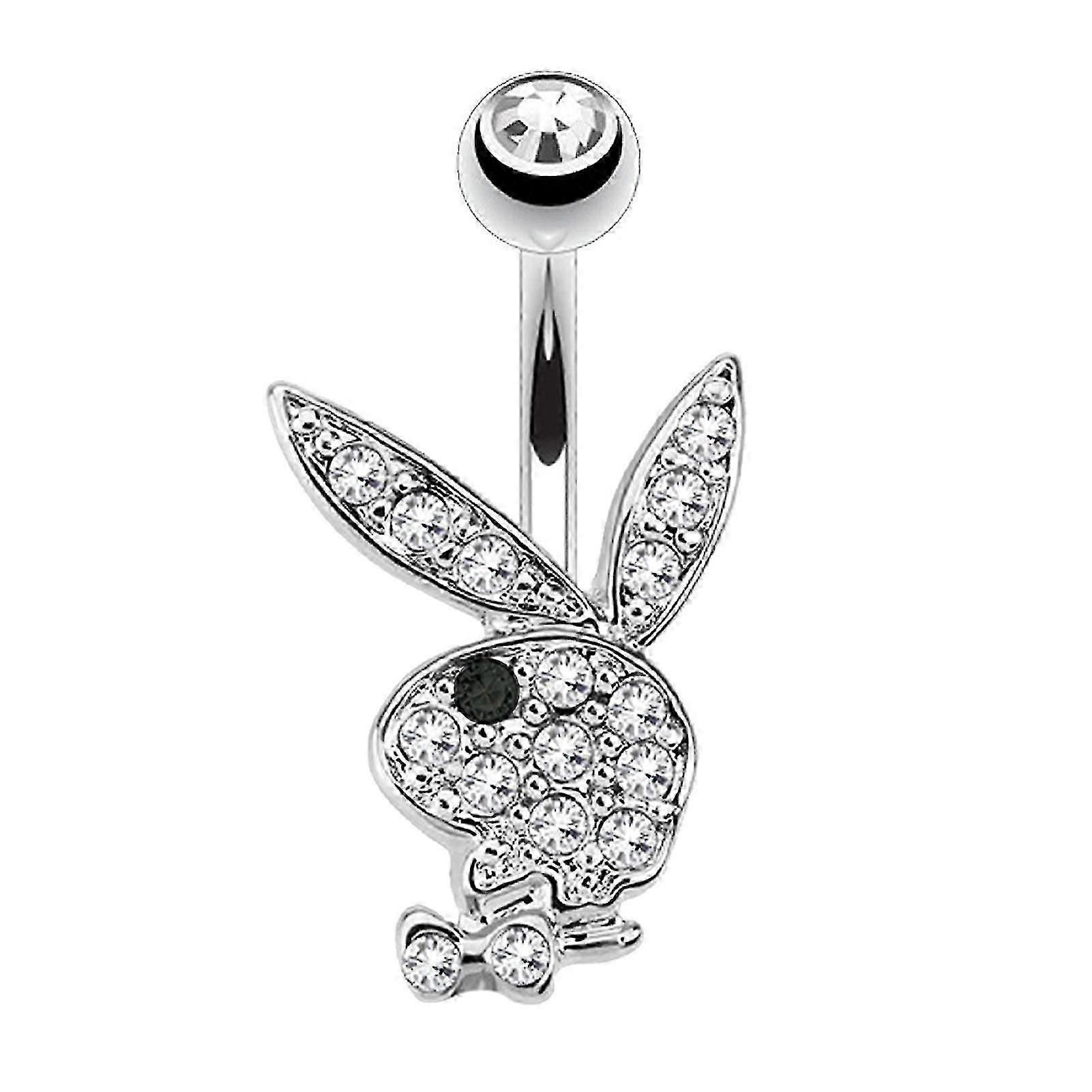 Acier inoxydable Daily Stylish Mignon Bunny Lightweight Sexy Cadeau Belly Button Ring Nouveau