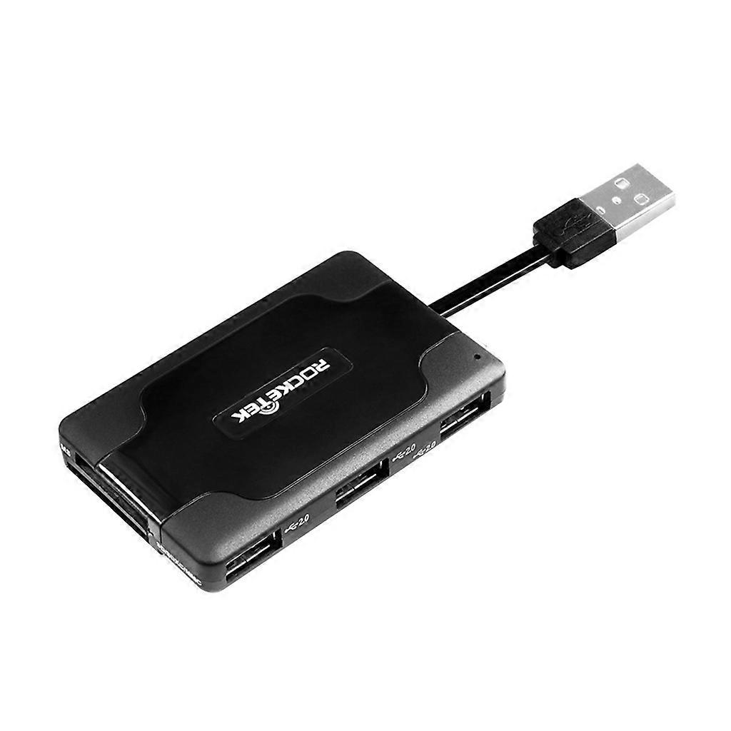 Rocketek SCR8 USB 2.0 for Smart Memory Card Reader USB SD TF M2 MS Bank Card ID Sim Card All in One for Electronic EMV B Multicolor