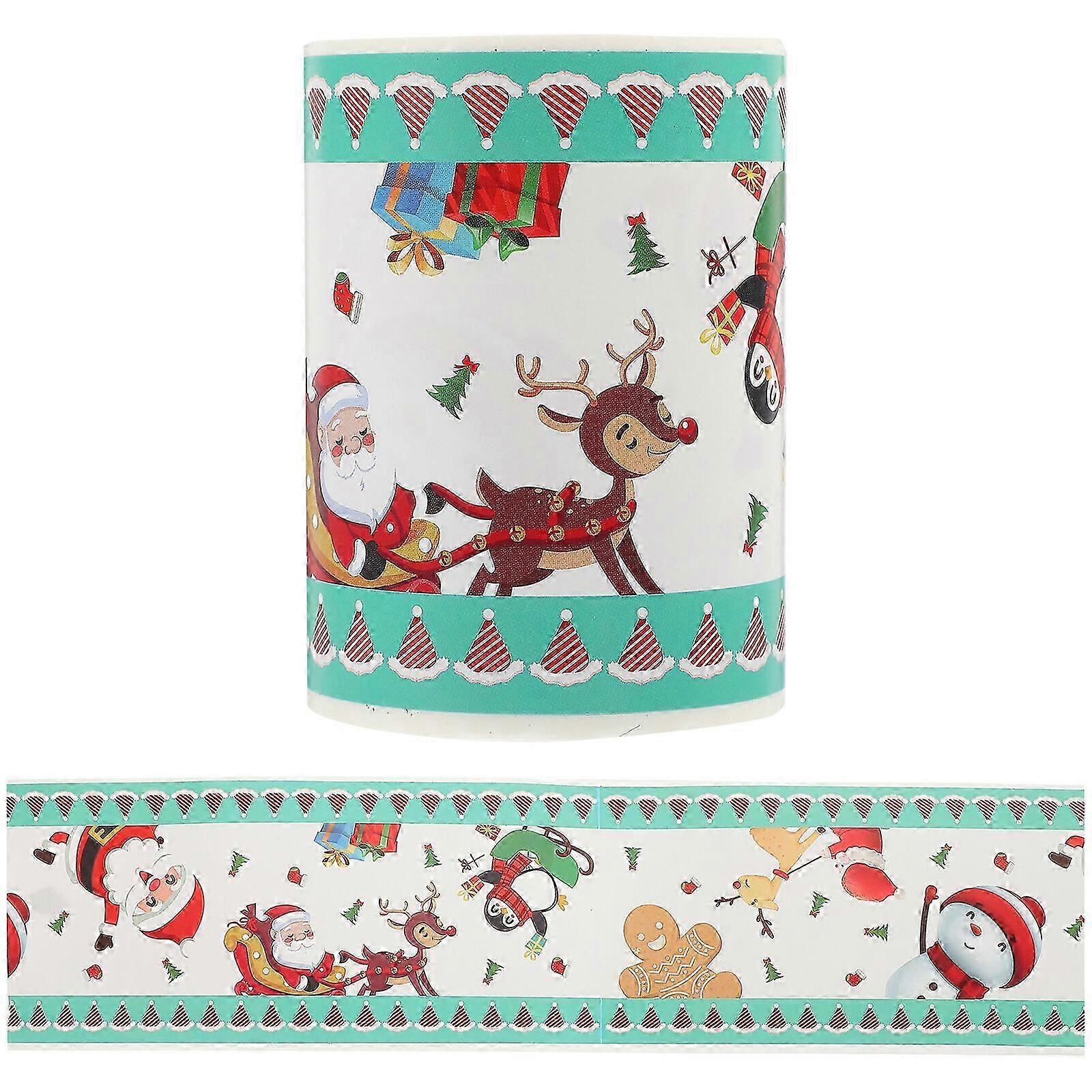 1 Roll of Decorative Border Paper Wear-resistant Border Trim Cartoon Border Sticker