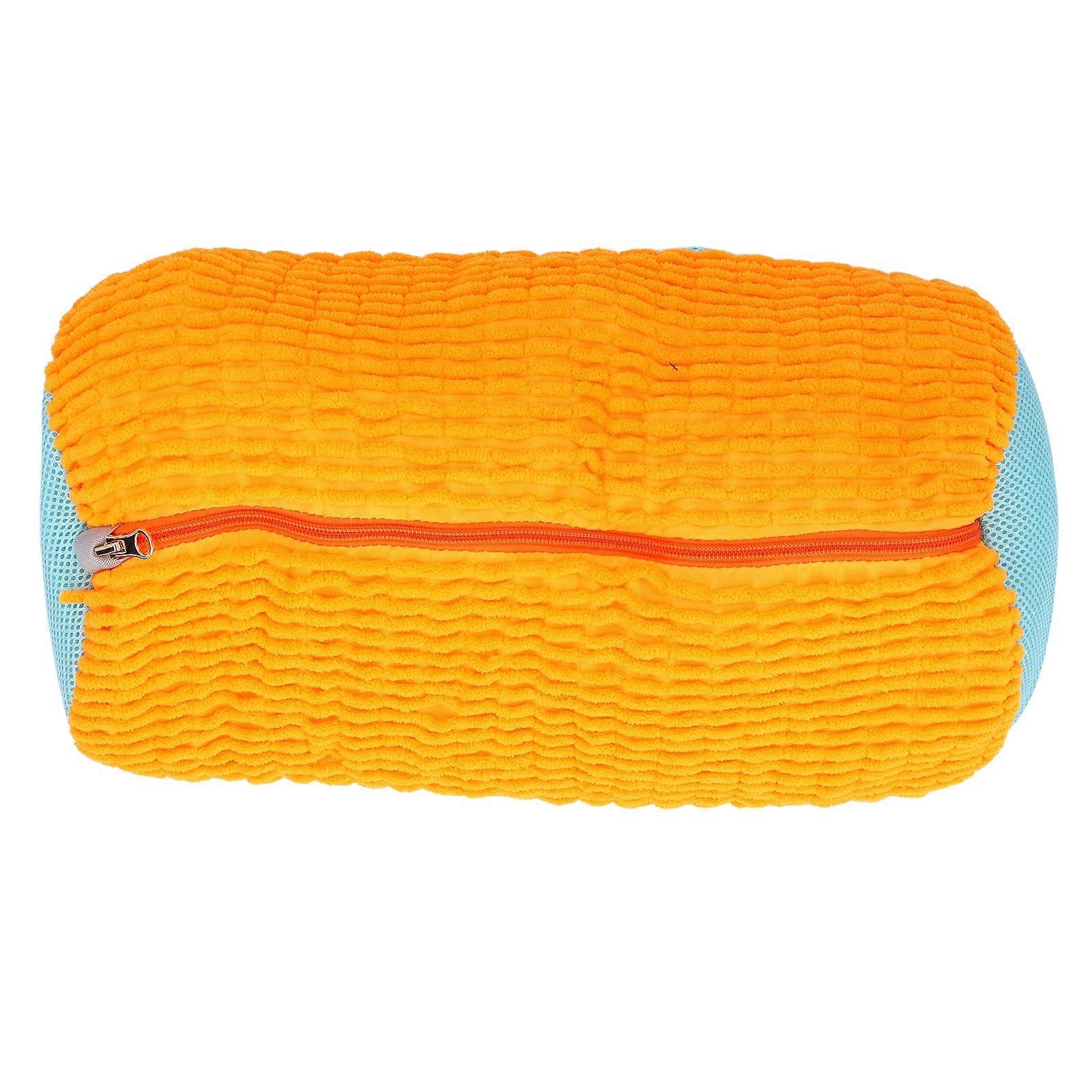 Shoe Wash Bag Reusable Prevent Deformation Cylinder Polyester Washing Machine Laundry Shoe Bag with Zip for Washer