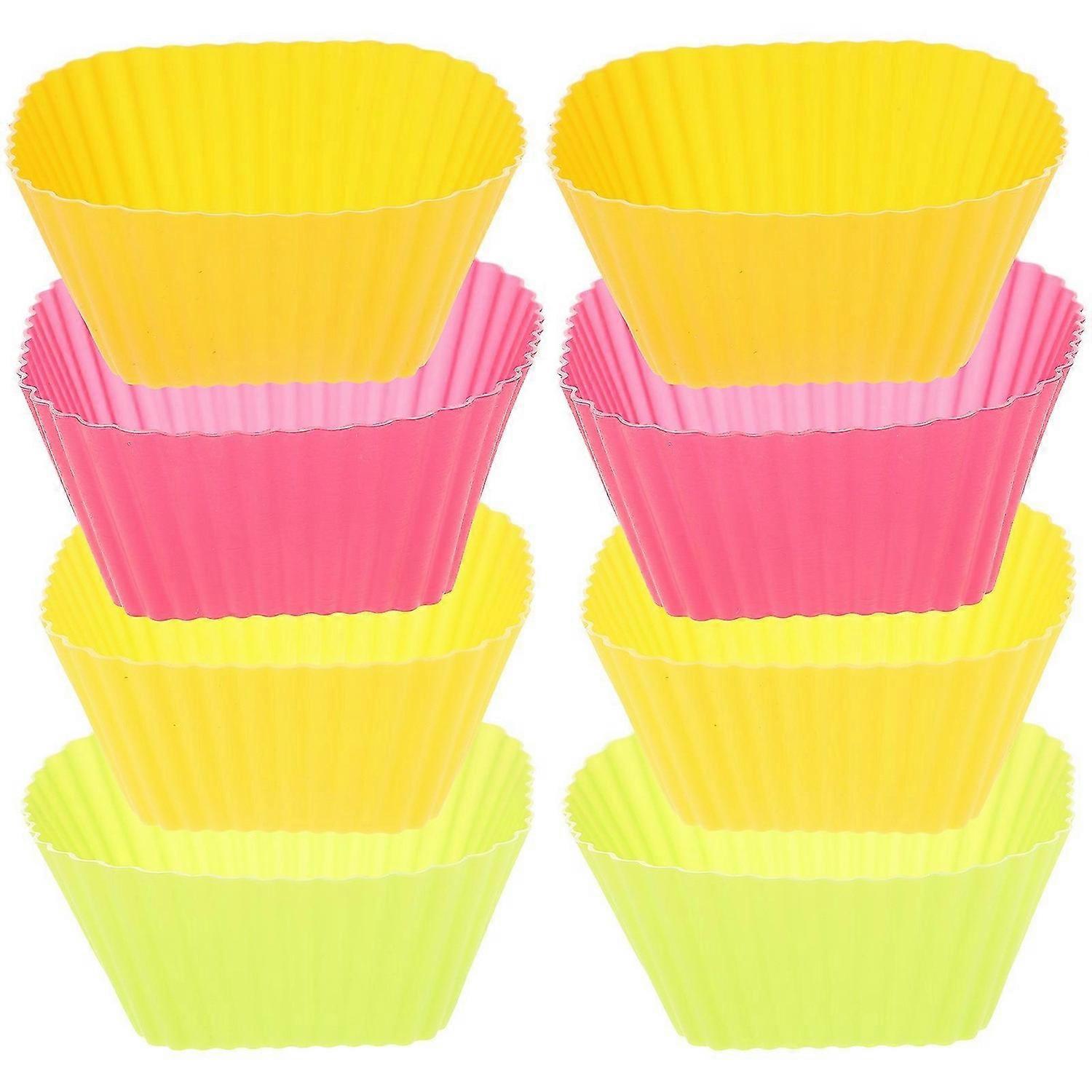 12 Pcs Moldes De Silicona Para Gelatinas Bento Box Silicone Cupcake Liners Wedding Cupcake Liners Cu