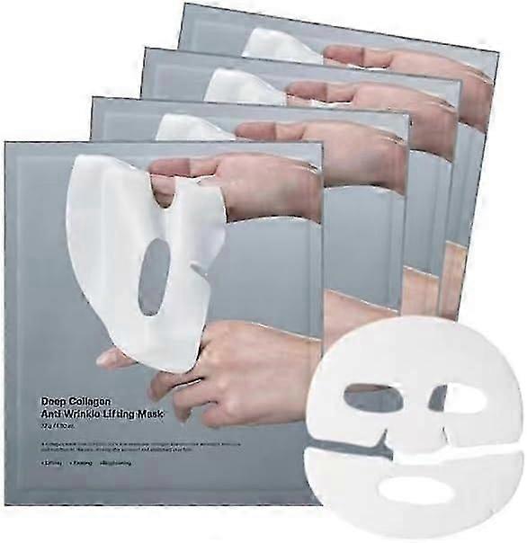 Deep Collagen Overnight Mask Facial sheet masks with low molecular weight collagen for elasticity, firming, and moisturizing