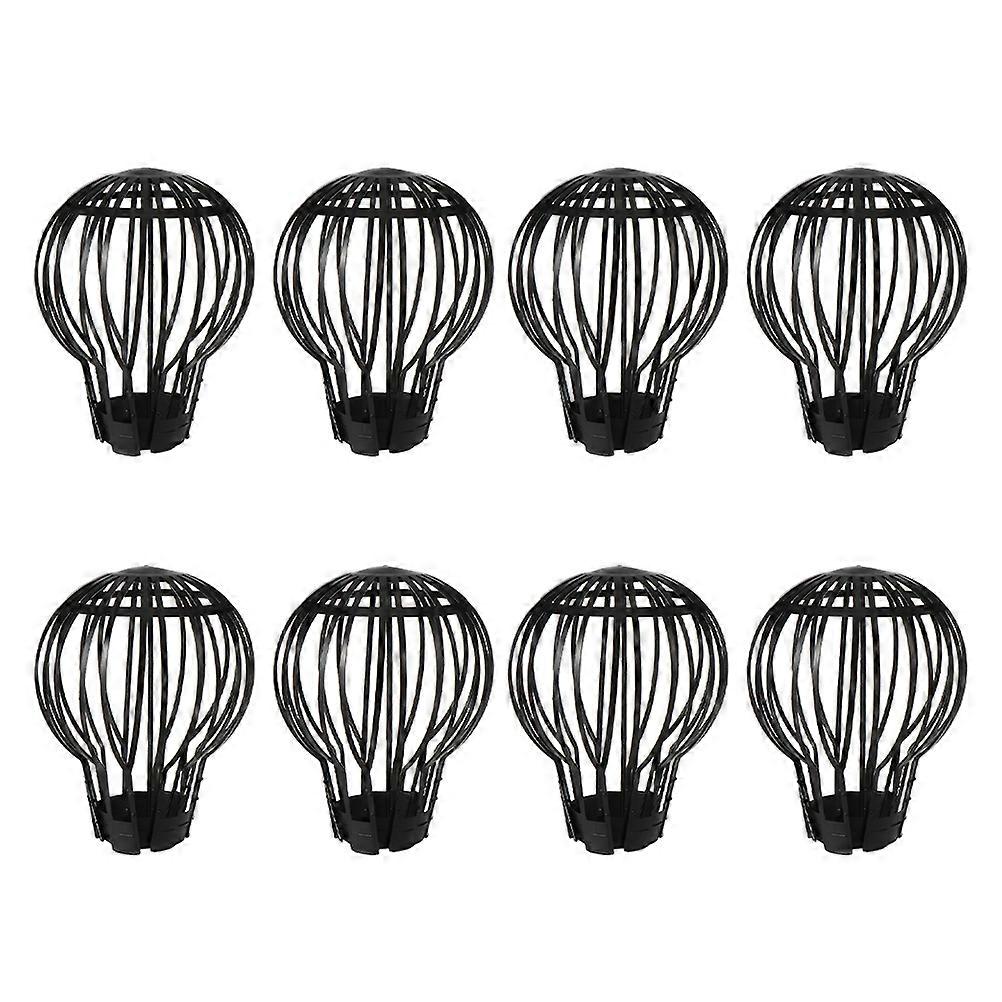 8 Pcs Gutter Guards Leaf Filter Strainers Roof Downspout Protector