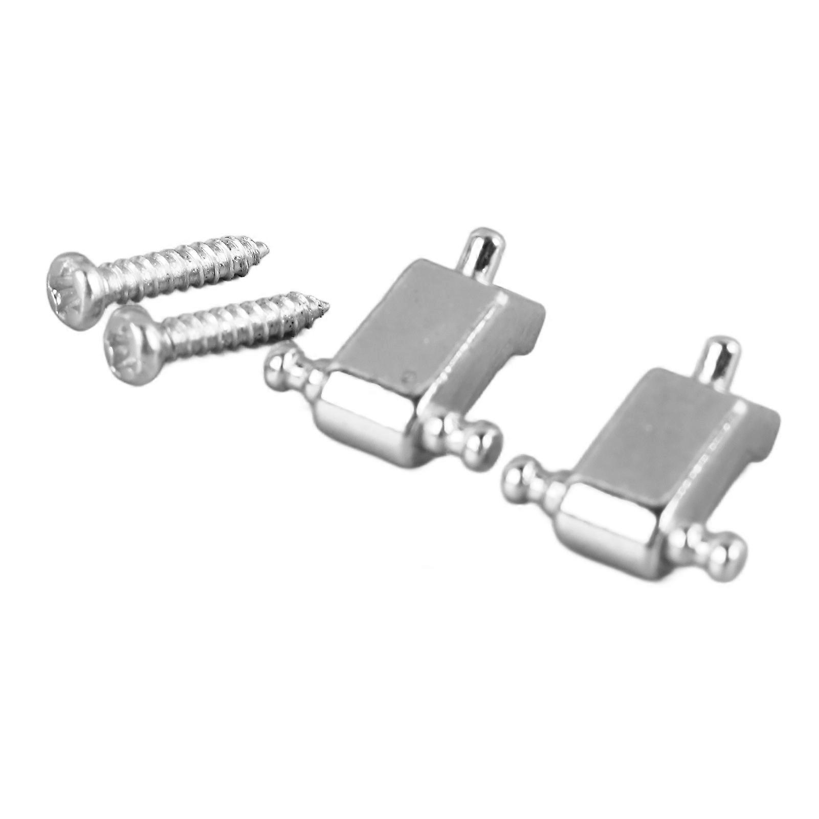 Guitar String Retainer Roller Tree Guide Retainer Metal Electric Guitar String Guide Retainer Replacement Silver 