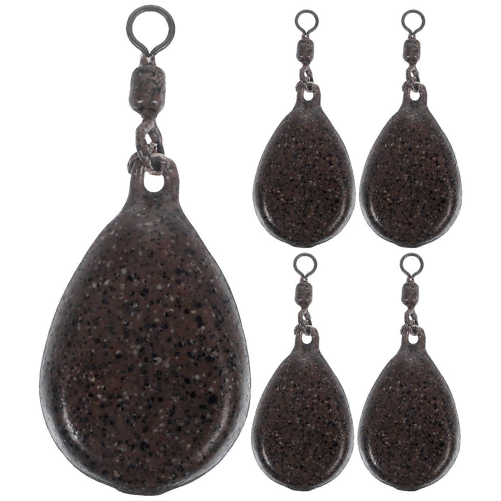 Durable Iron Portable Fishing Tackle Assorted .5x2cm 5Pcs