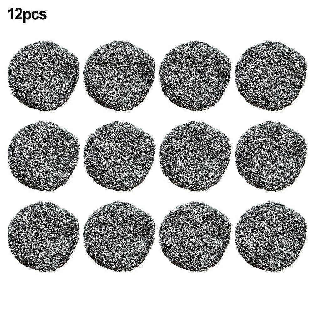 12pcs Round Cleaning Mops for Purerobo w-r3s Robot Vacuum Cleaner Clean Cloth Universal Dry and Wet Mop Cloths