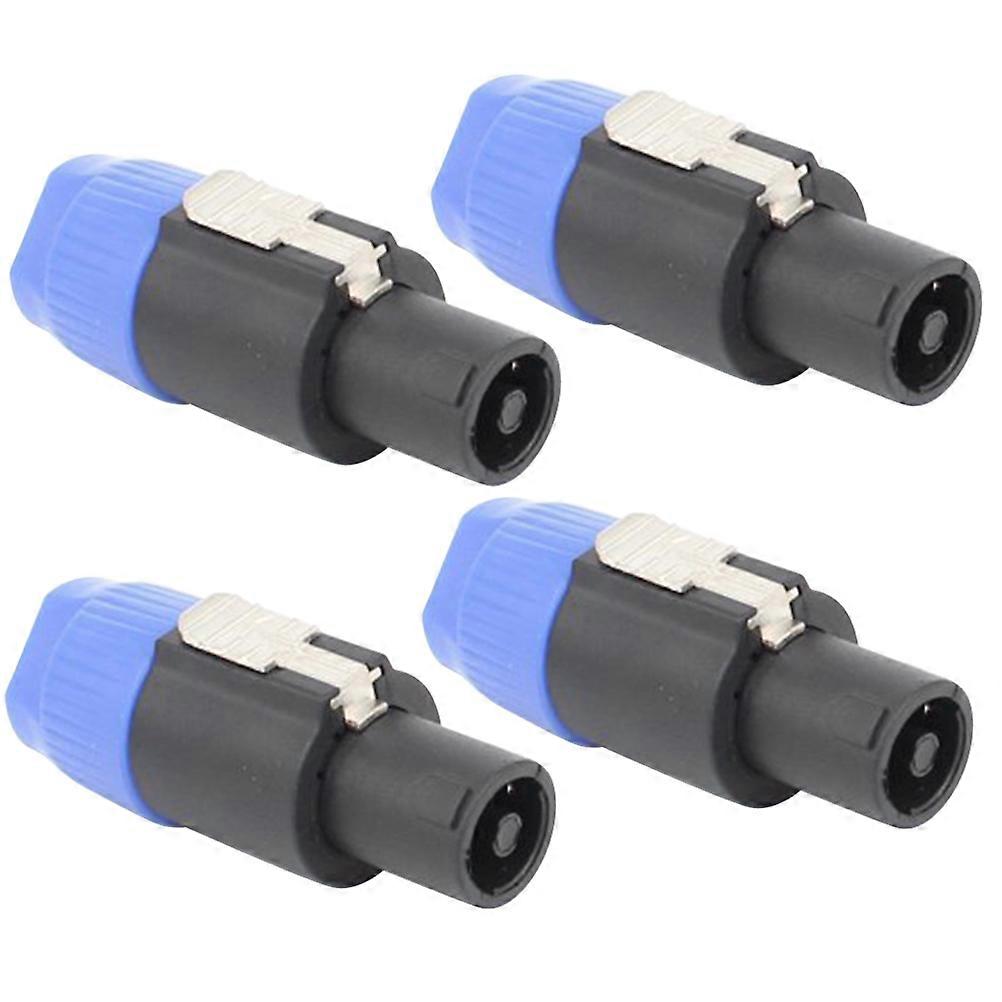 Audio Connectors Loudspeaker Connectors Professional Audio Equipment Compatibility Speaker Accessories Assorted .00X3.00X2.50CM 4Pcs