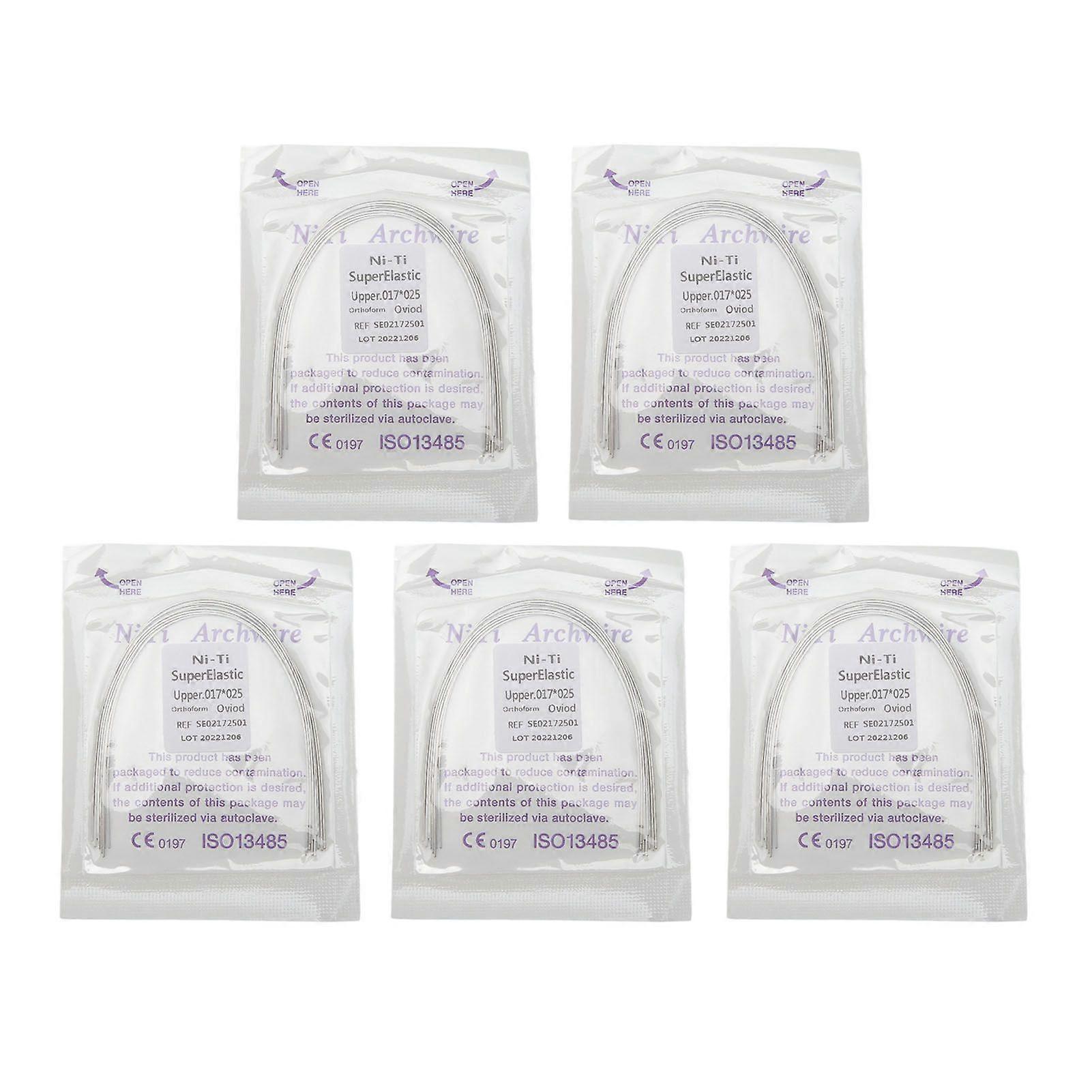 2025 Latest Model 50pcs Orthodontic Rectangular Arch Wire Nickel Titanium Dent...