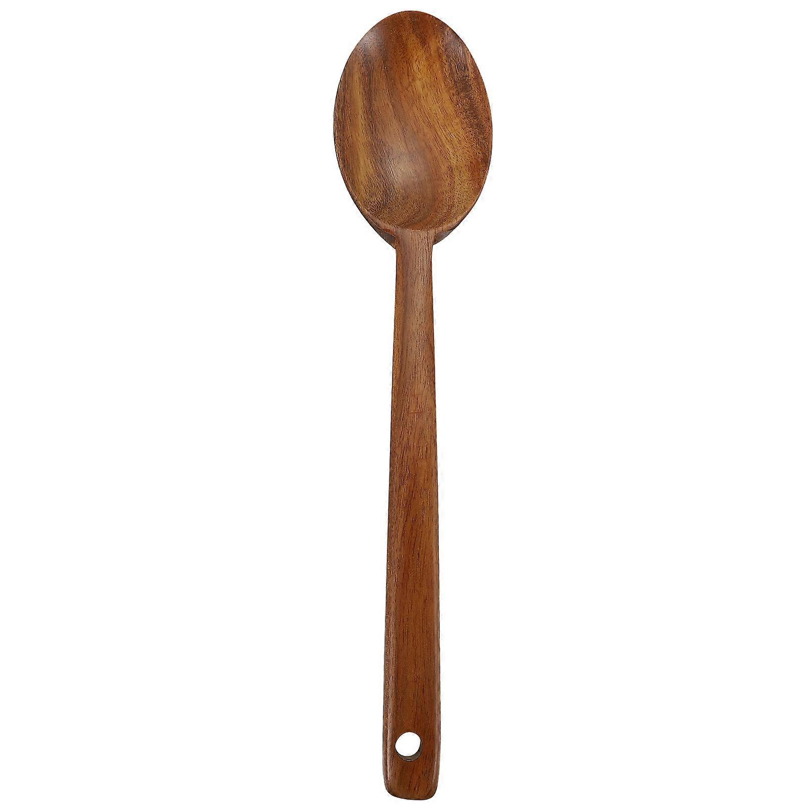 Kaffe syntetiskt material Träsked för köksbruk bärbar och 7,8 tum