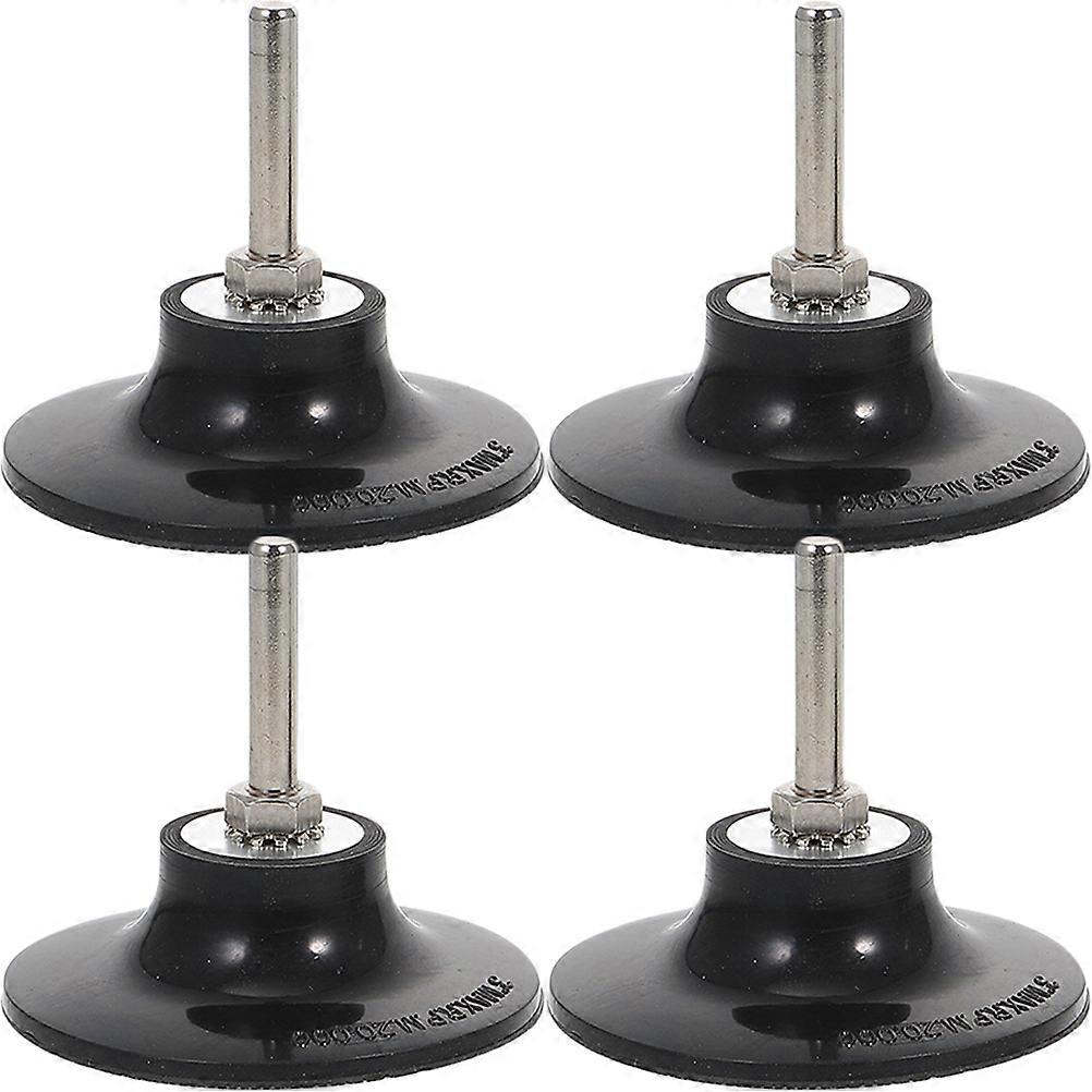 Disc Pad Holder Sanding Attachment For Electric Drill Construction 69mm 4Pcs