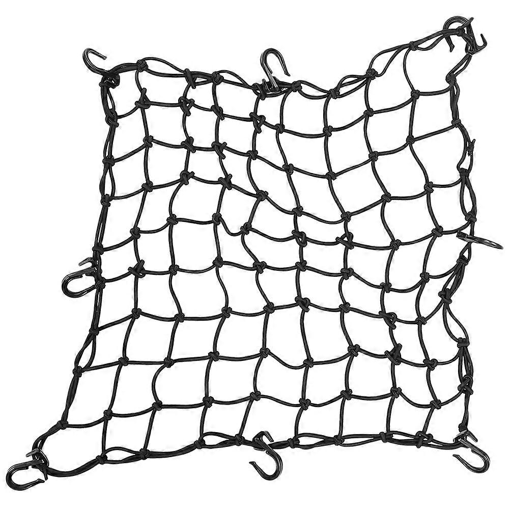 Luggage Rack Net For Motorcycle Luggage Net Camping Carriage Luggage Cover ATV/UTVs 60X60CM High Elasticity 1Pack