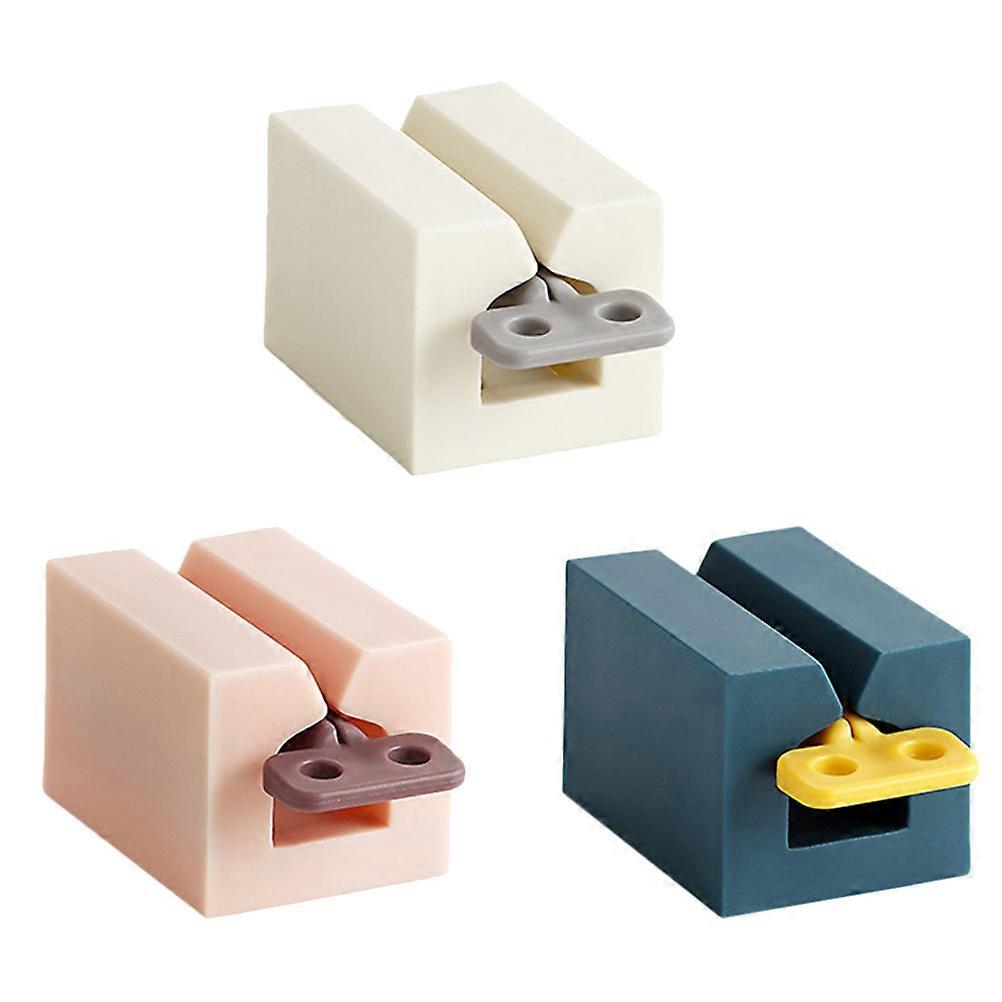 Toothpaste Tube Roller Squeezer for Cosmetics Extrusion Bathroom Use 3Pcs