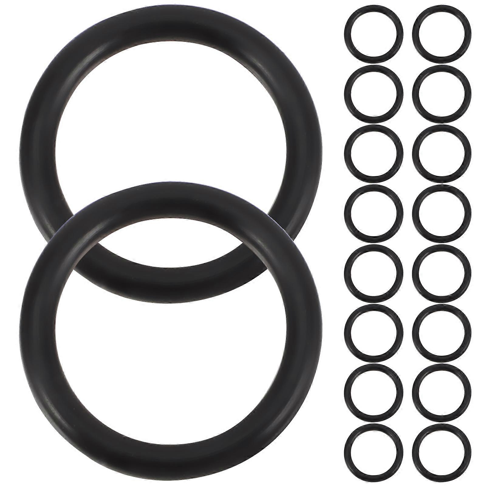 100pcs Rubber O Rings for Guitar Pickup Knobs, Black Sealing Gaskets Washers, Universal Fit for All Guitar Types, Lightweight & Durable Replacement