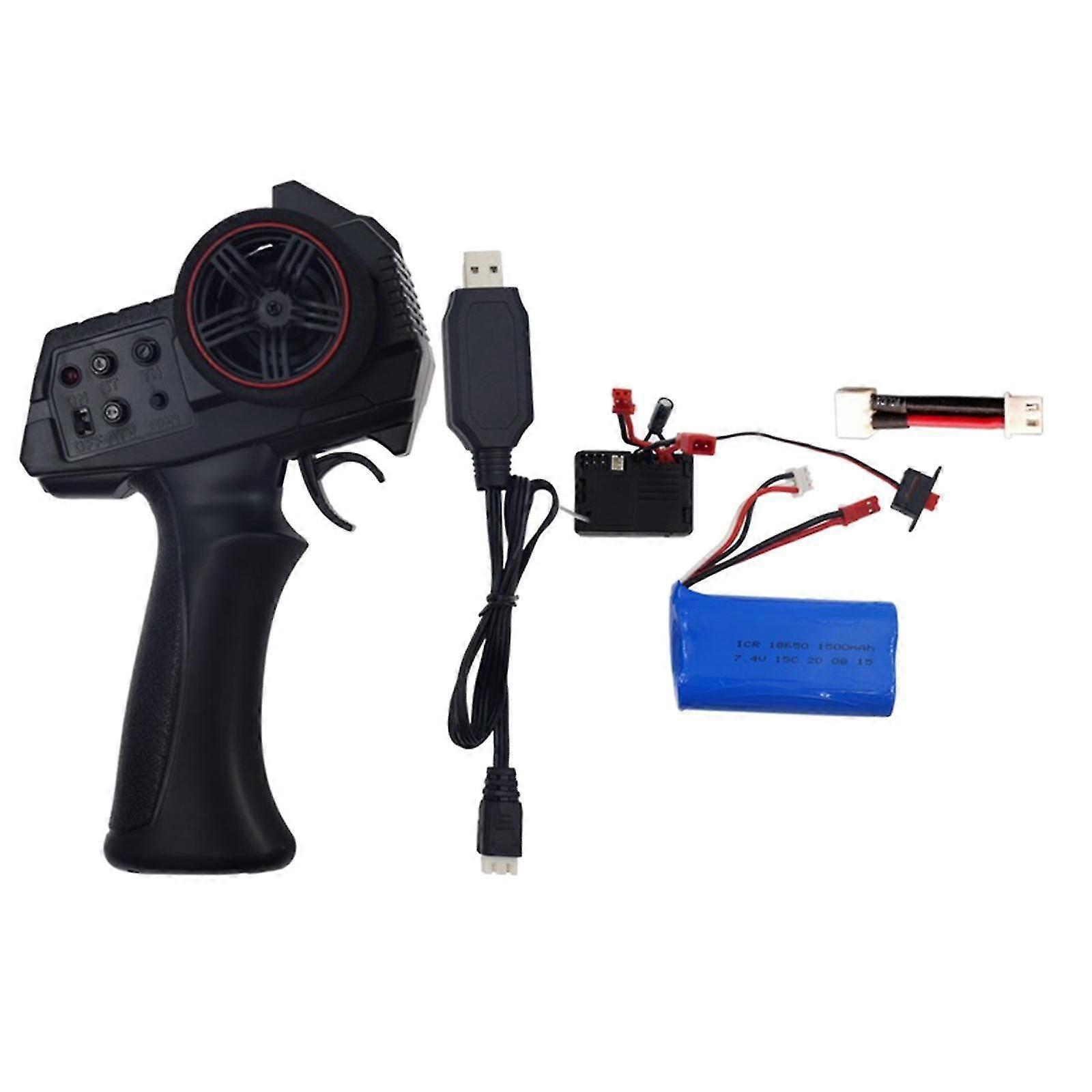 Trasmettitore RC 2.4G 3 CH con trasmettitore telecomando ricevitore per RC