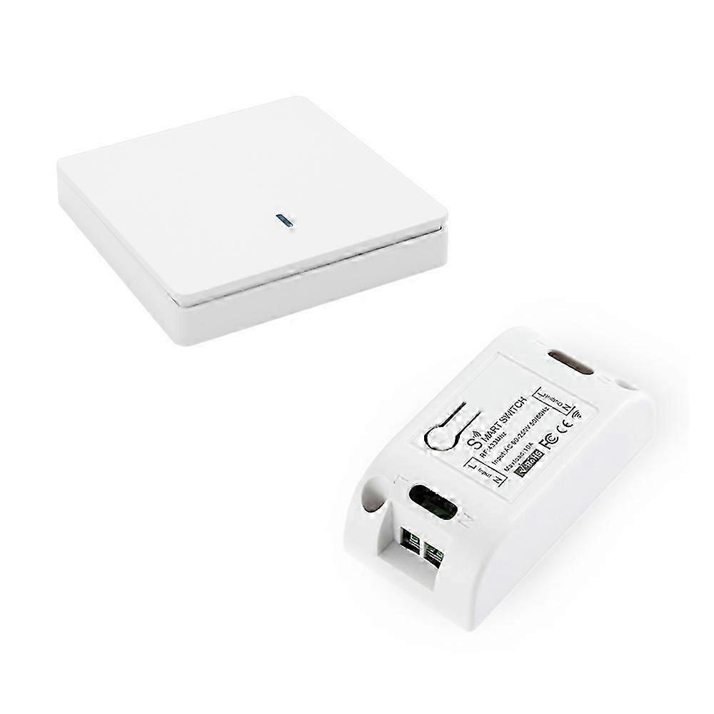 Geeignet für Wireless Smart Light Switch RF 433MHz Lichtsteuerung Intelligenter Schalter AC 90-250V 10A Modul (1W)-JC