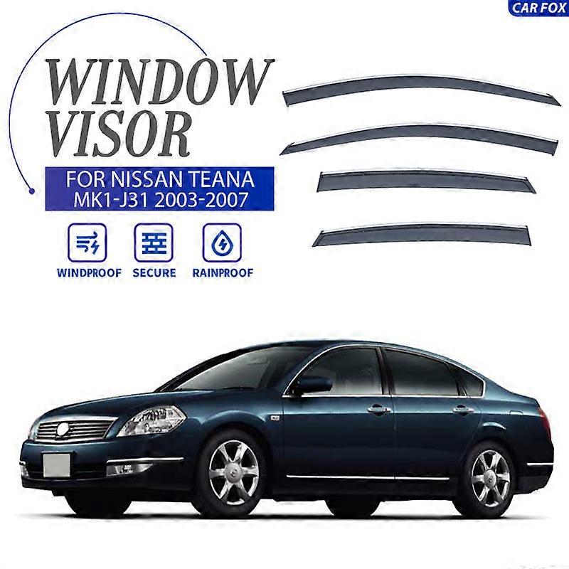 Applicabile per Nissan TEANA Altima 2003-2019 + Visiera per finestrino per auto Tettoie per tende da sole Parabrezza Finestra laterale Pioggia Accessori per parasole Car Styling