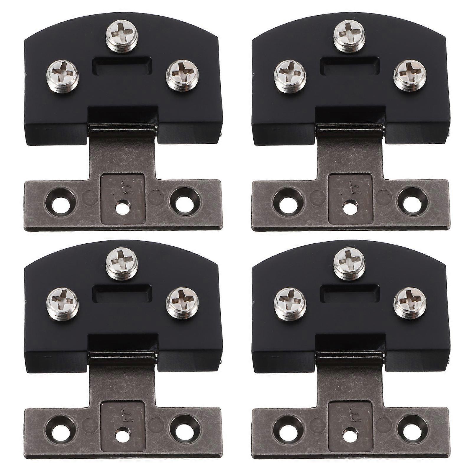 Glass Door Hinge Hardware Easy Installation 5.20X4.70X1.30CM 4Pcs