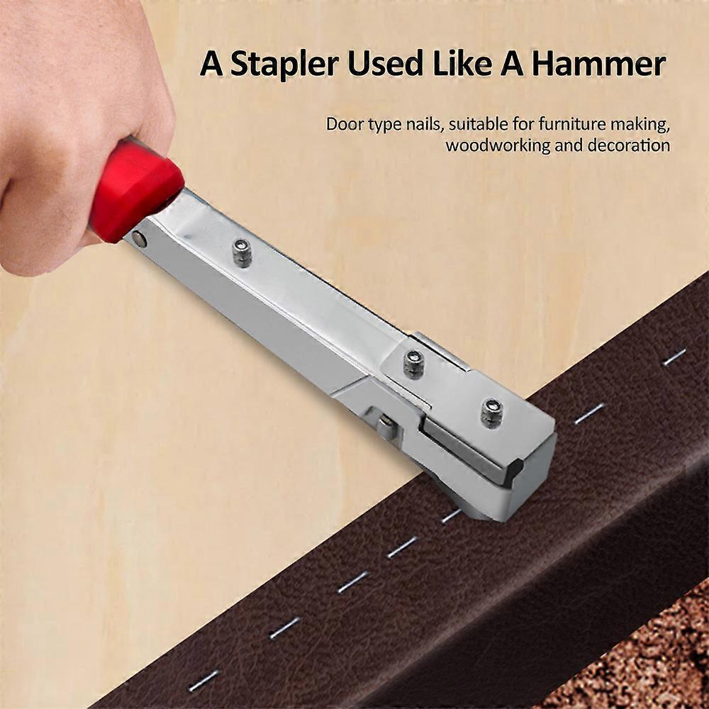 Handheld Hammer Tacker Stapler 29.7cm for Door Type Staples