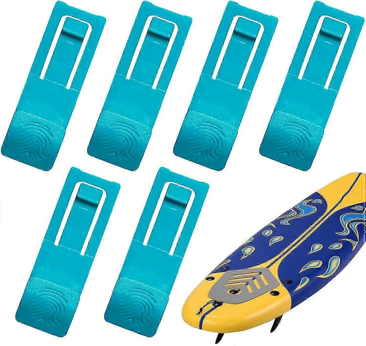 6 Stück Surfbrett Flossenbefestigung, 4,7 * 1,7 cm Surfbrett Flossen Clips, Su_p Flossenersatz