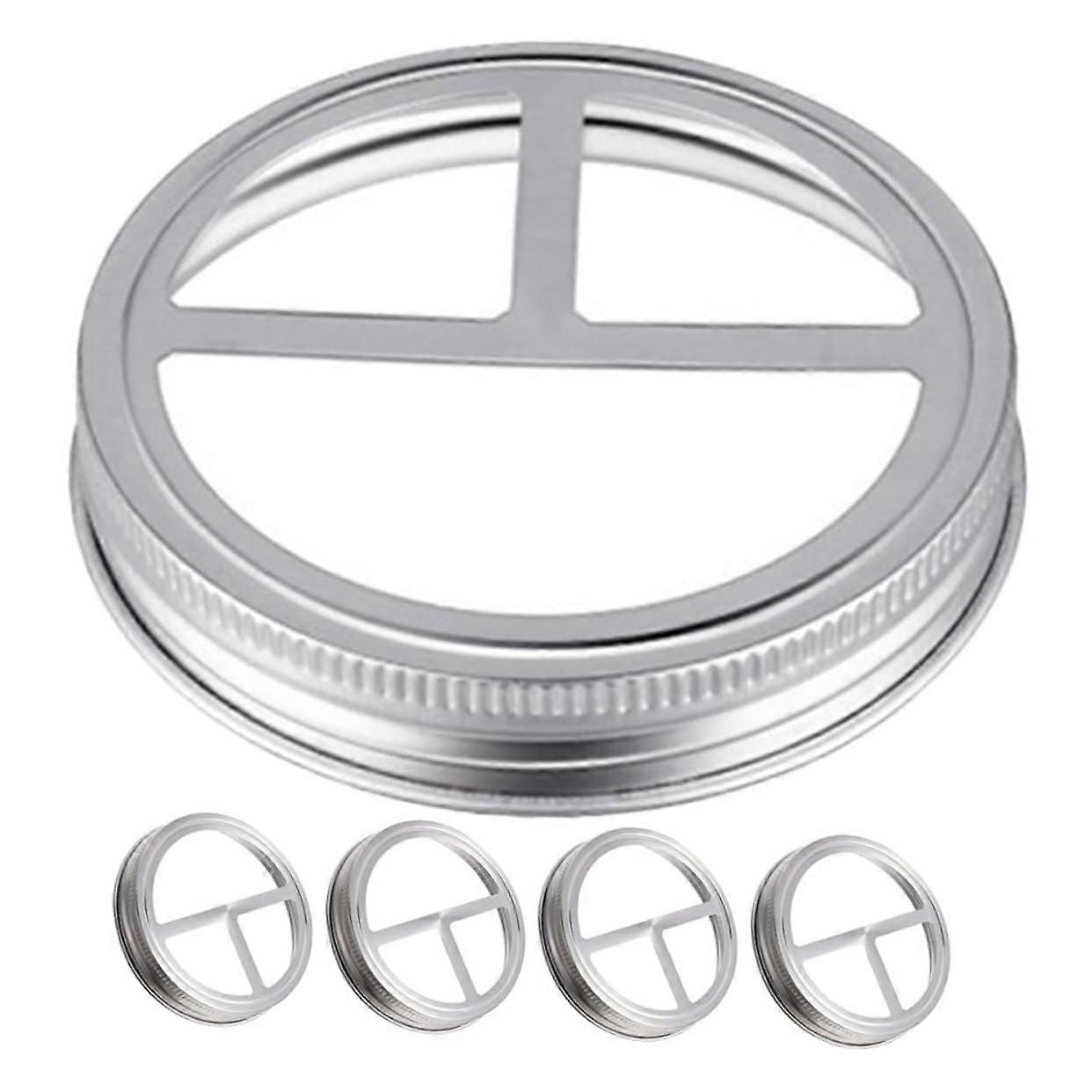 Toothbrush Cup Lid 5-Piece Set Bathroom Organised Storage Durable And Versatile Compatible With Various Toothbrushes