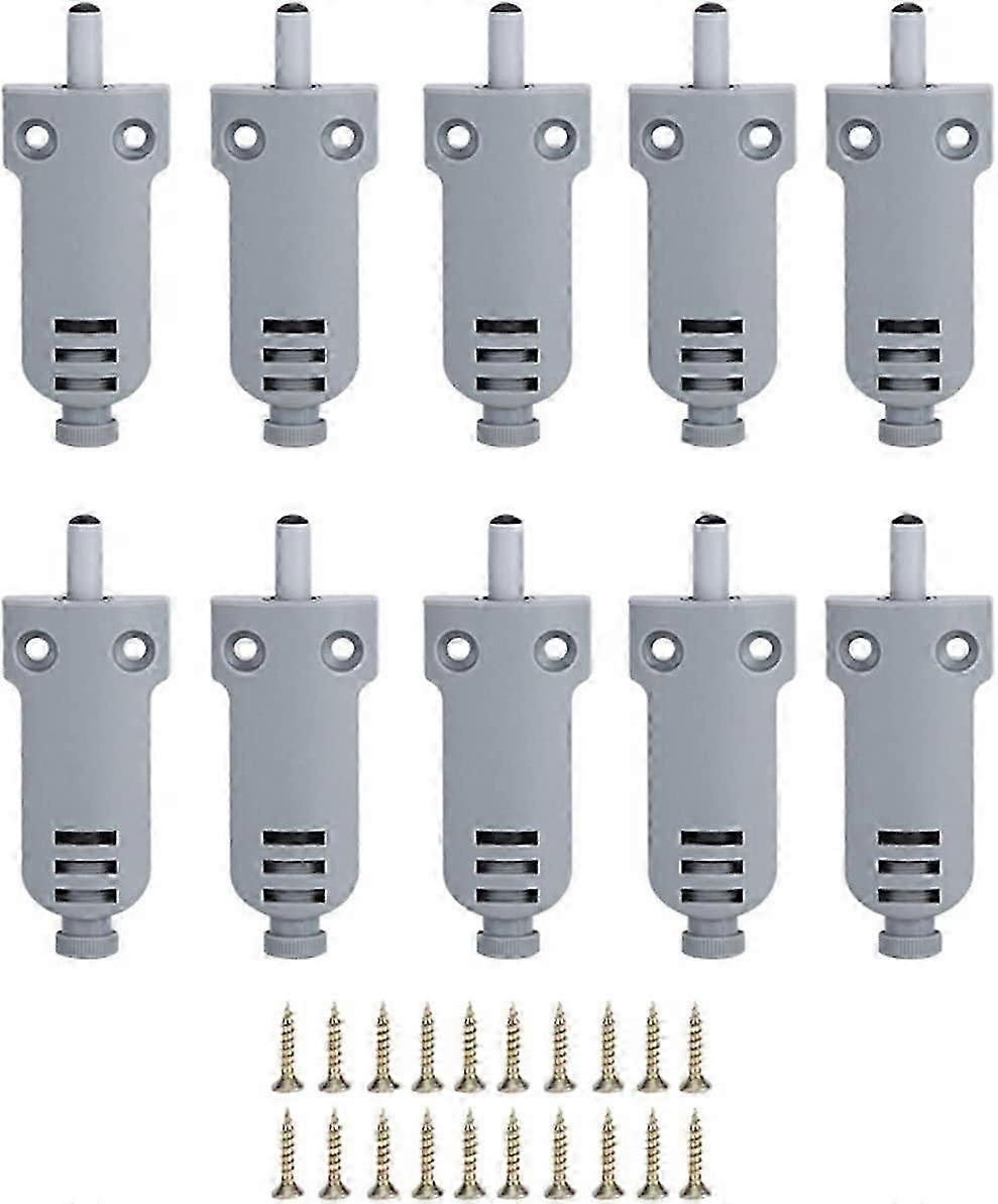 10Pcs Cabinet Door Buffer, Soft Close Cabinet Door Damper Absorber Heavy Duty Plastic Abs Adjustable Damper Reinforced Silent Damper