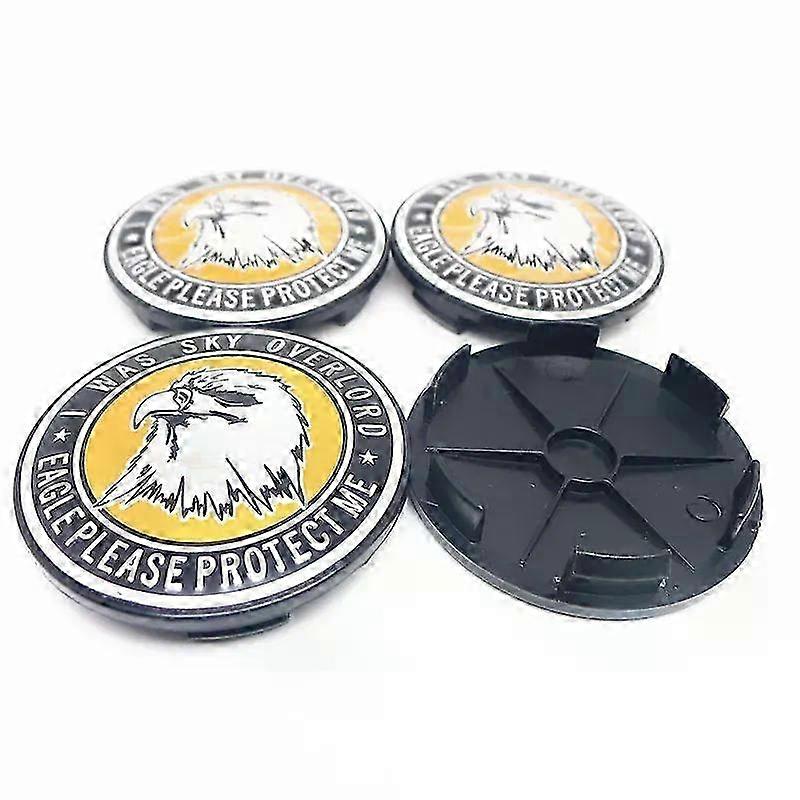 4pcs 68mm Testa di Animale Auto Ruota Centro Coprimozzo Emblema Badge Coperture Auto Styling Accessori