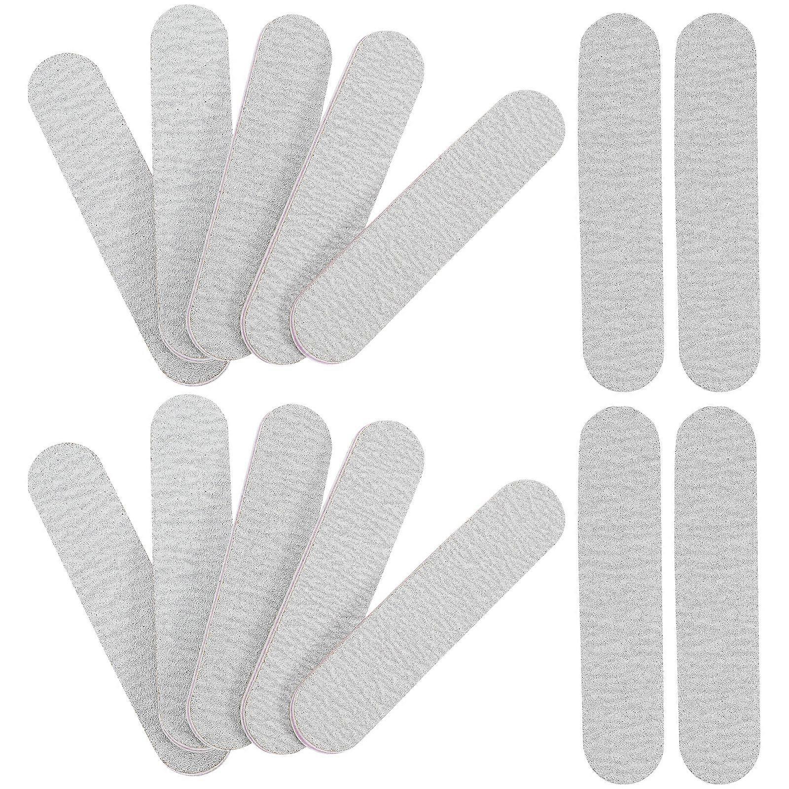 Baby Nail Buffer Manicure Tool for Travel Use 3.4×0.7×0.2in Grey Sponge Nail Shaping 100Pcs