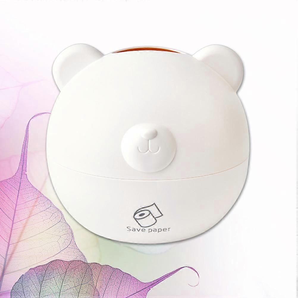 Desk Tissue Box Cartoon Bear Shape Tissue Container for Restaurant Use Tissue Storage 1Pack