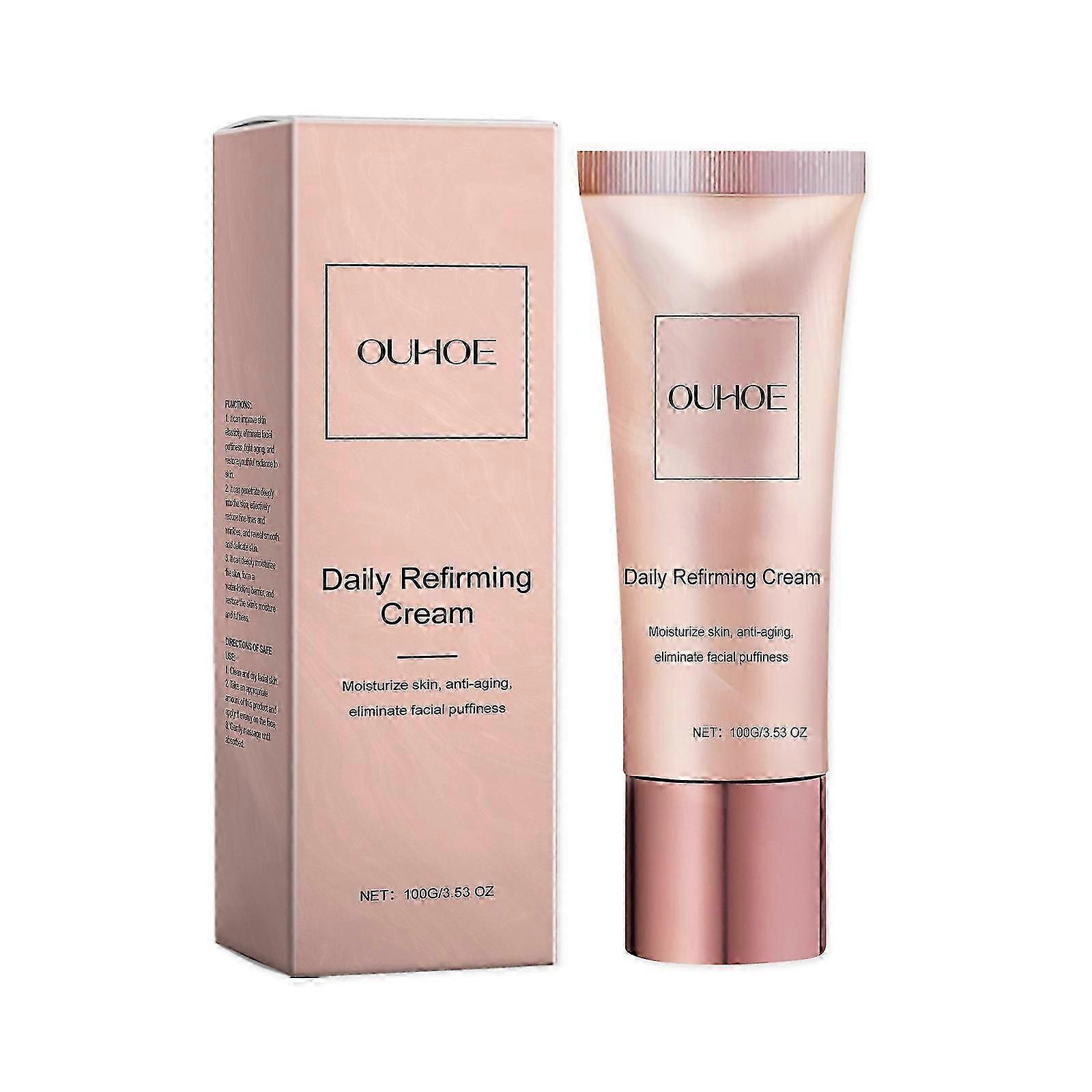 Firming & Wrinkle-Reducing Cream, Daily Refirming Cream, Anti-Wrinkle Firming Cream, Nourishes and Moisturizes, Reduce Fine Line, For All Skin Types
