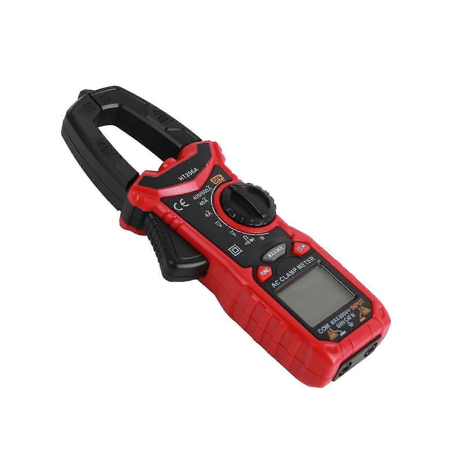 AC Current Digital Clamp Multimeter Clamp Current Voltage Tester Temperature Capacitance NCV600A