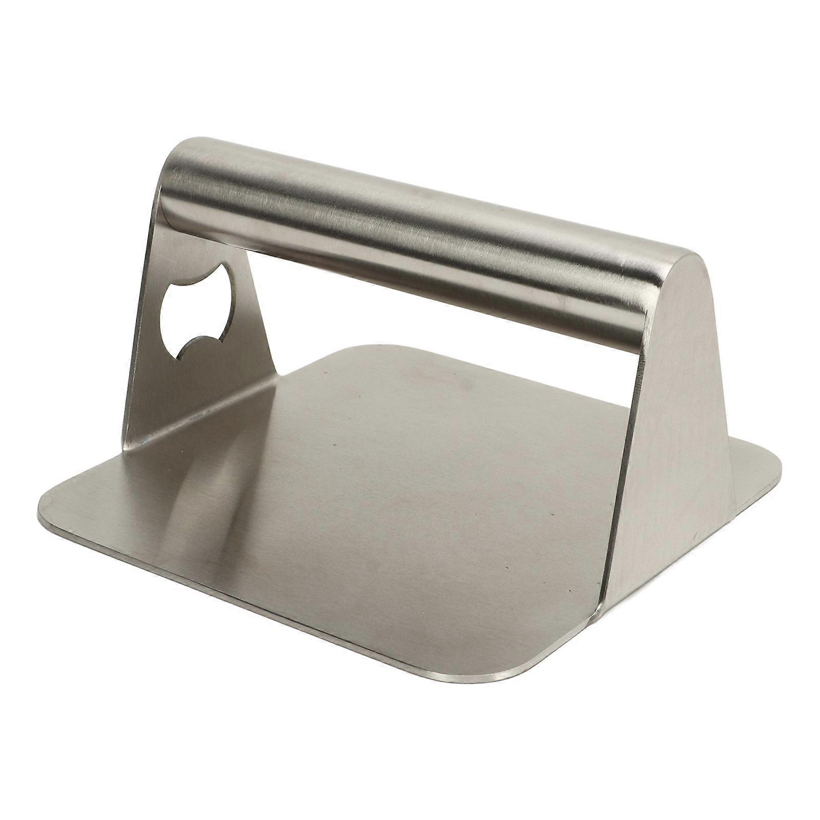 Burger Rectangular 304 Stainless Steel Burger Smasher Non Stick Sleek Flat Bottom Hamburger Press