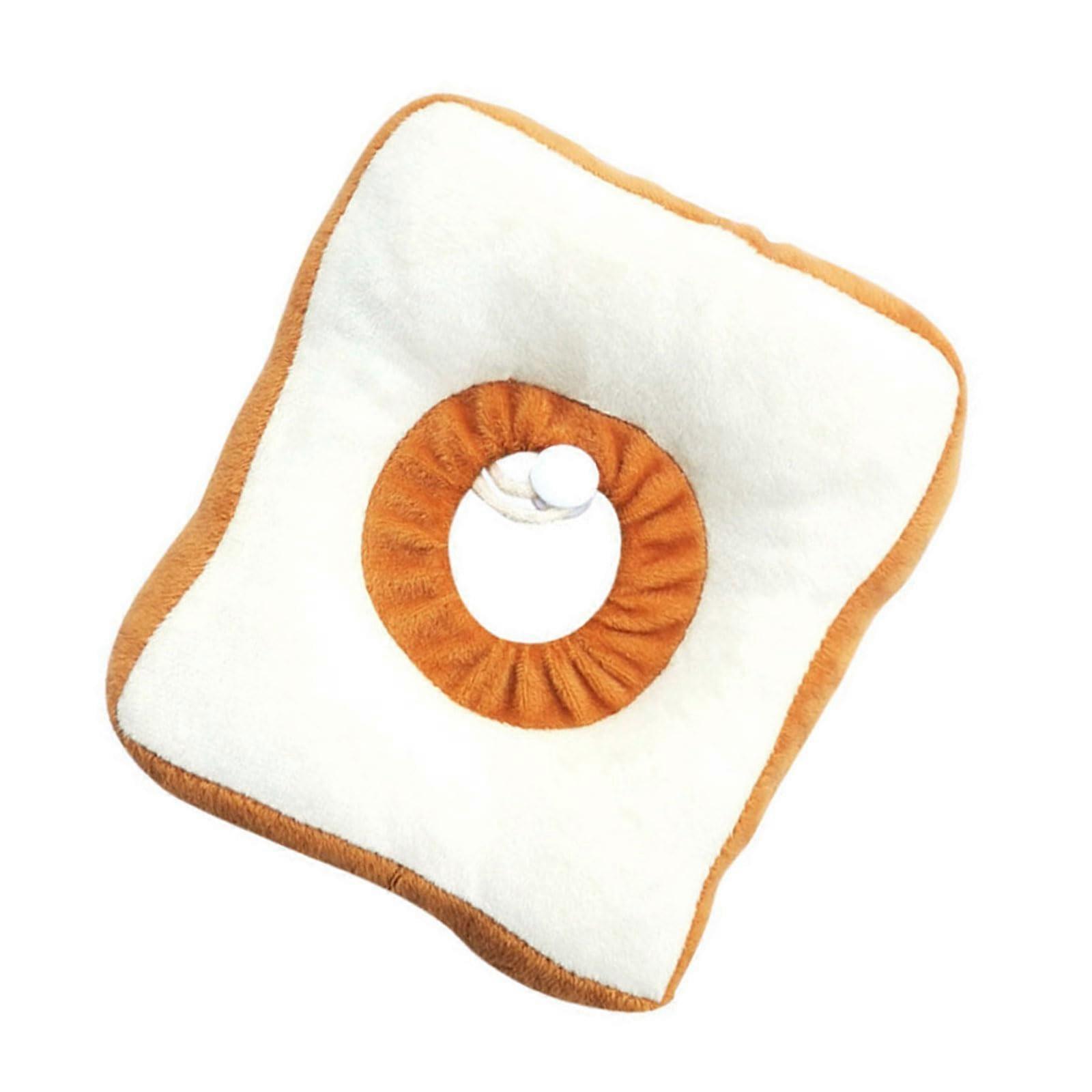 Protective Pet Collar, Prevent Scratching, Toast Shaped Collar for Dogs and Cats After Surgery, Dog Cone Collar Small