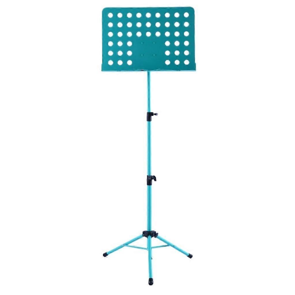 Portable Foldable Music Stand for Guitar and Violin, Adjustable Height, Professional Quality, Green Color
