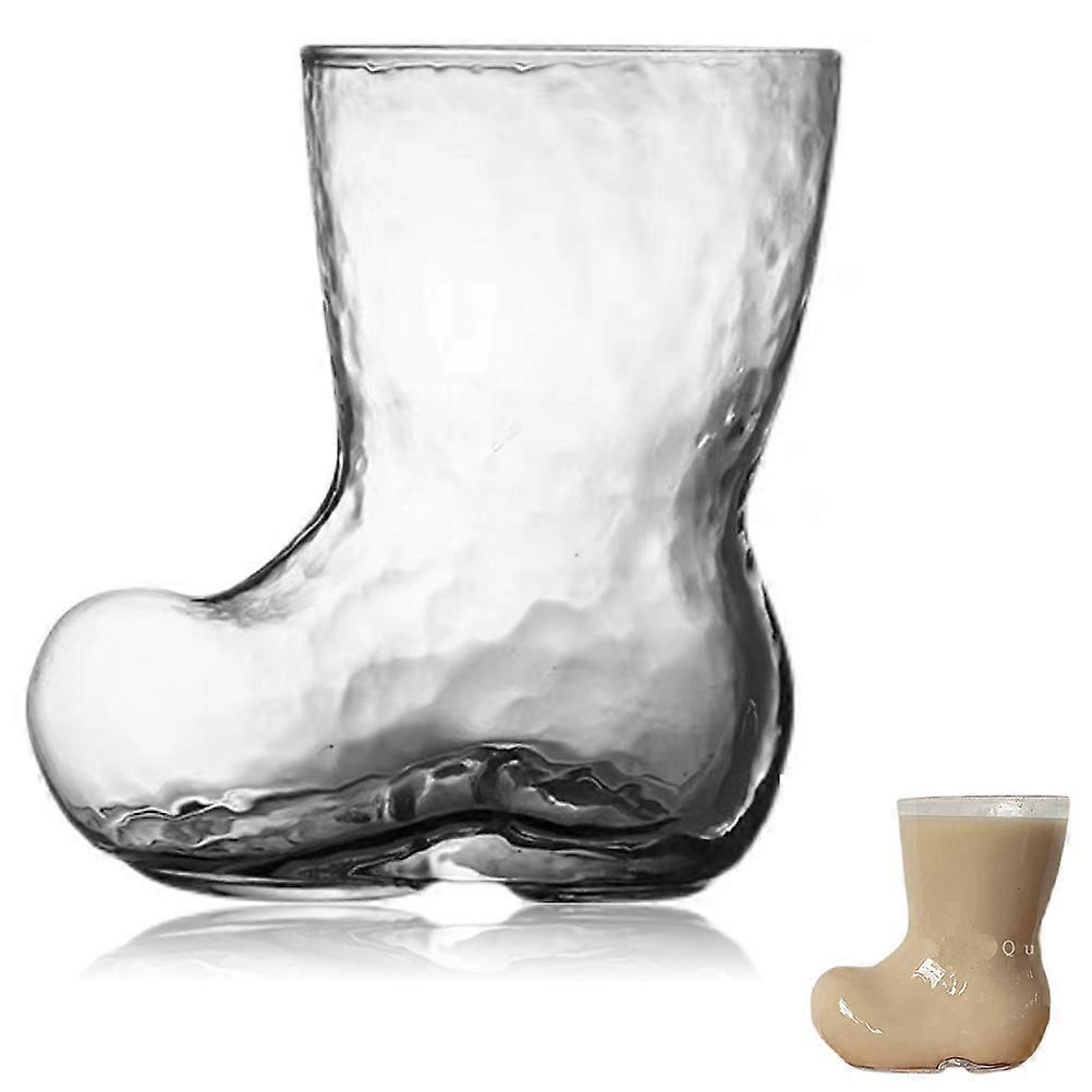 Transparent Water Cup Boot Glass Cup For Cafe Use And Other Festivals 1Pack