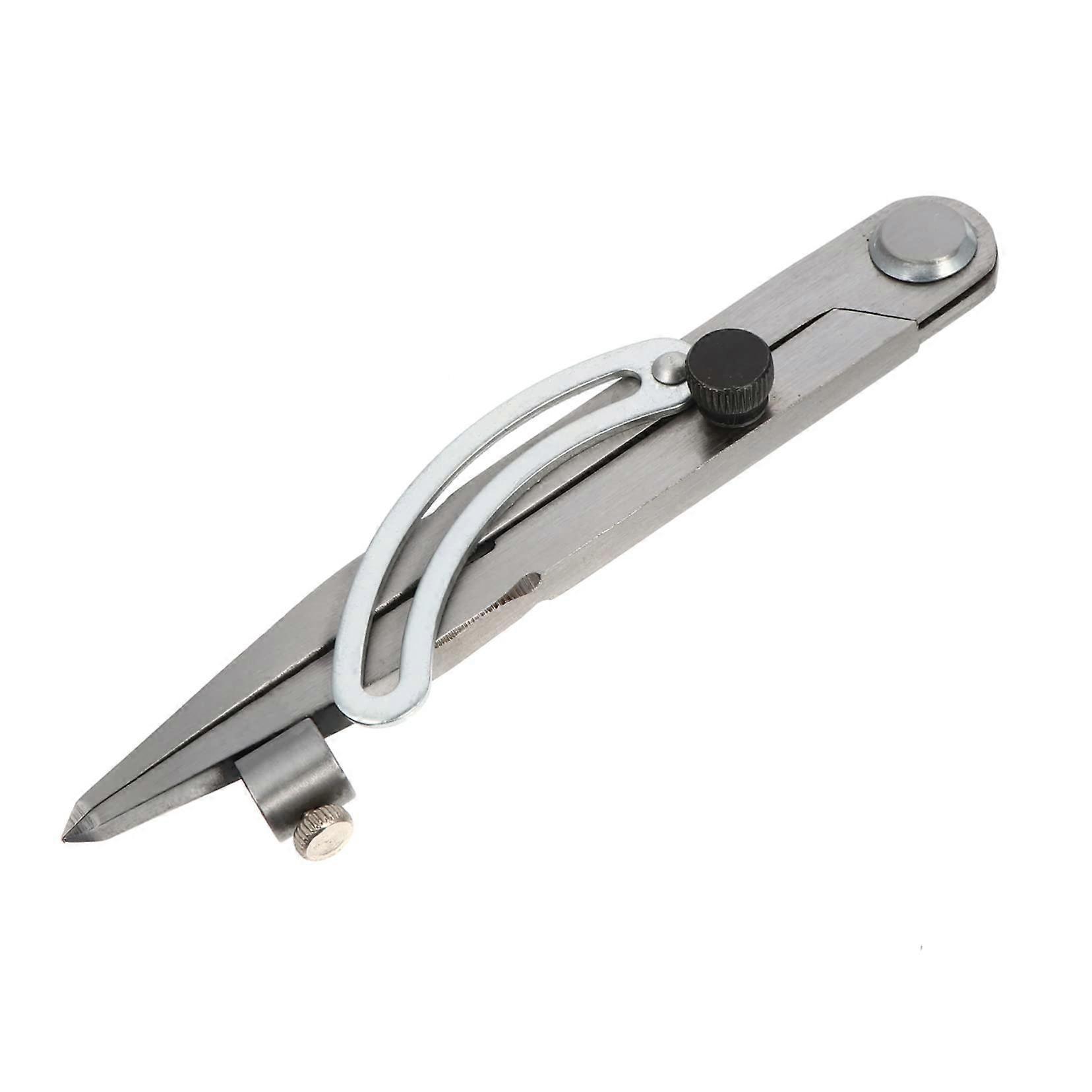Writing Compass Marking Tool for Woodworking, Carbon Steel 15.5x2CM, Handmade Distance Gauge for Precision Measurement