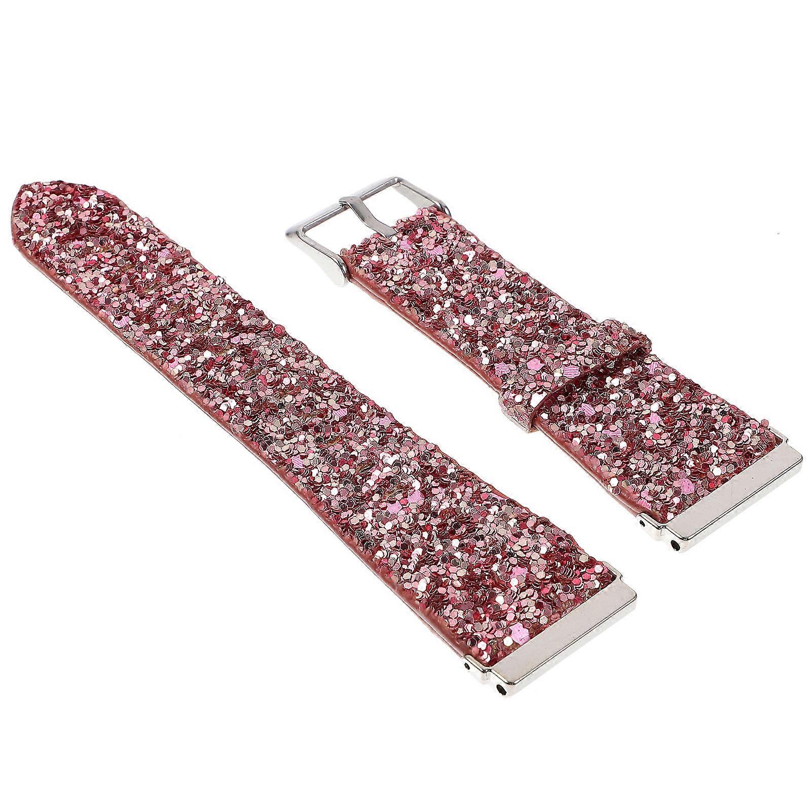 Watch Band Strap Replacement Glitter Watchband Series Compatible Watchband Birthday Wedding Christmas Day Assorted Color 1Pack